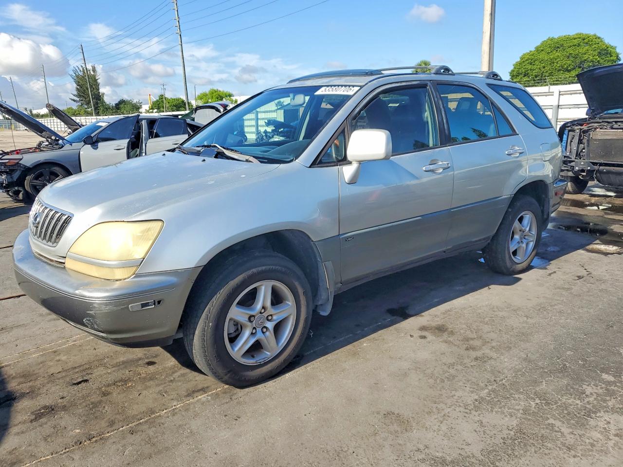 2003 Lexus Rx 300 Silver vin: JTJGF10U630154302