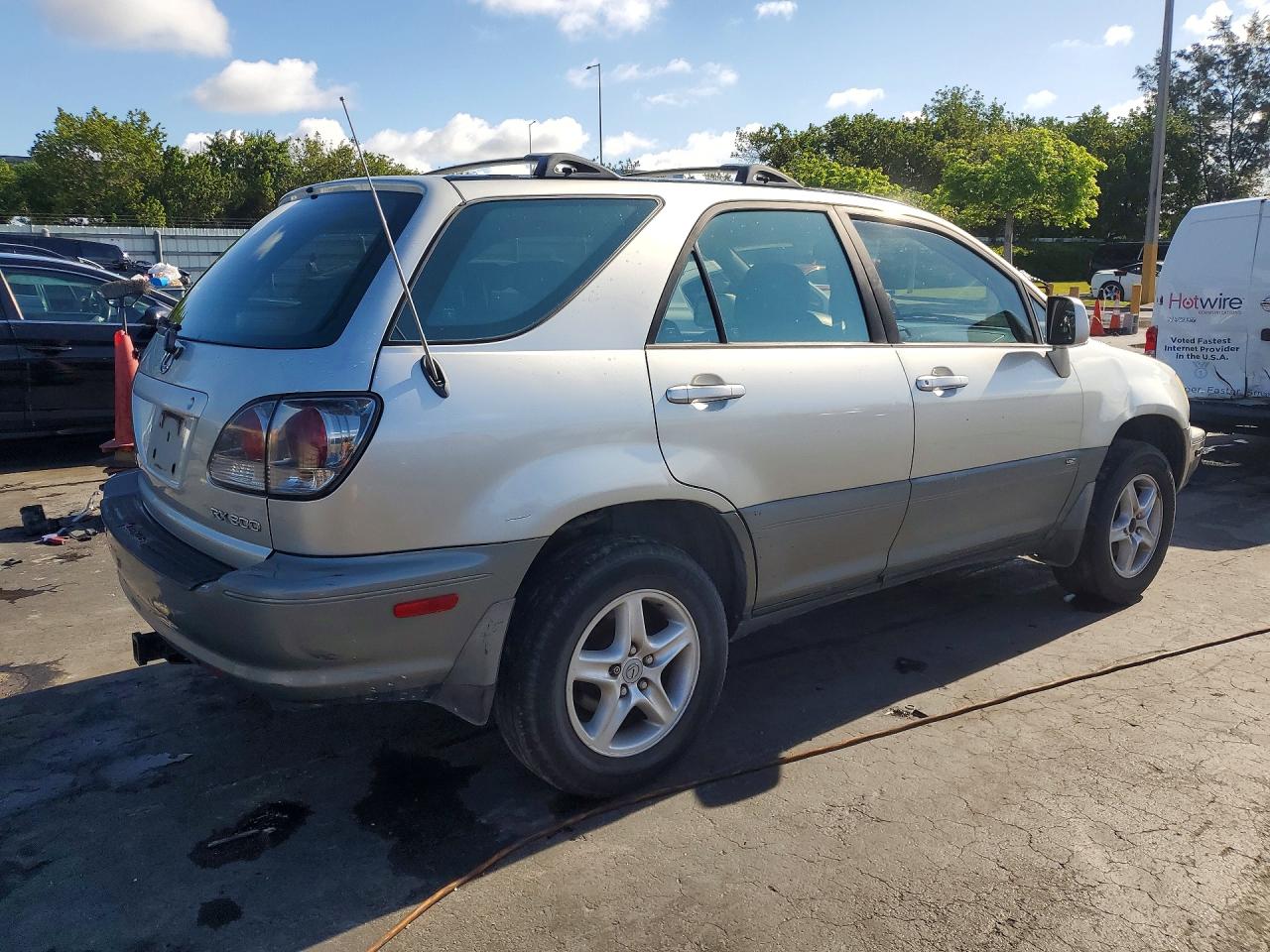 2003 Lexus Rx 300 Silver vin: JTJGF10U630154302