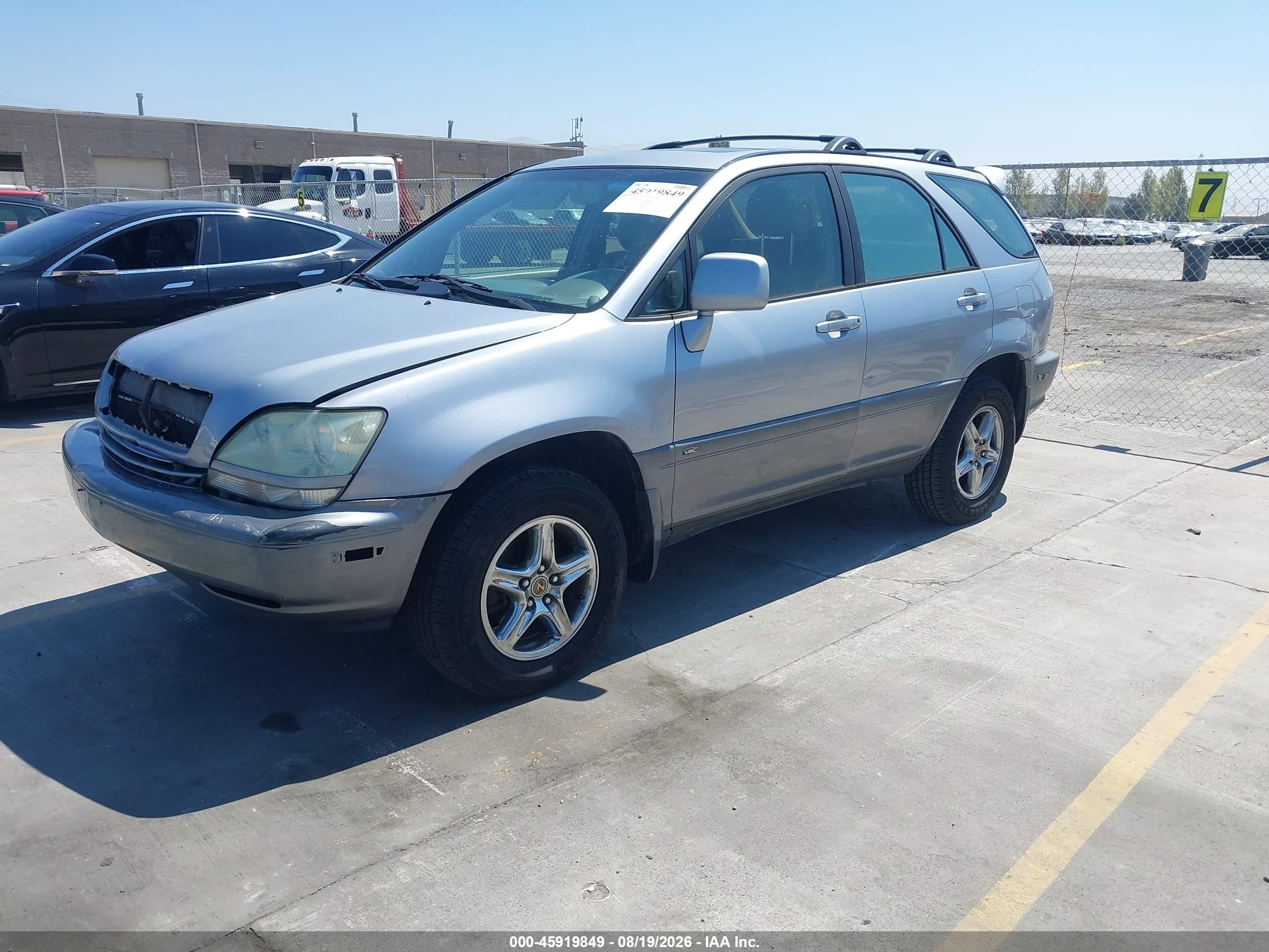 2003 Lexus Rx 300   Blue vin: JTJGF10U630161413