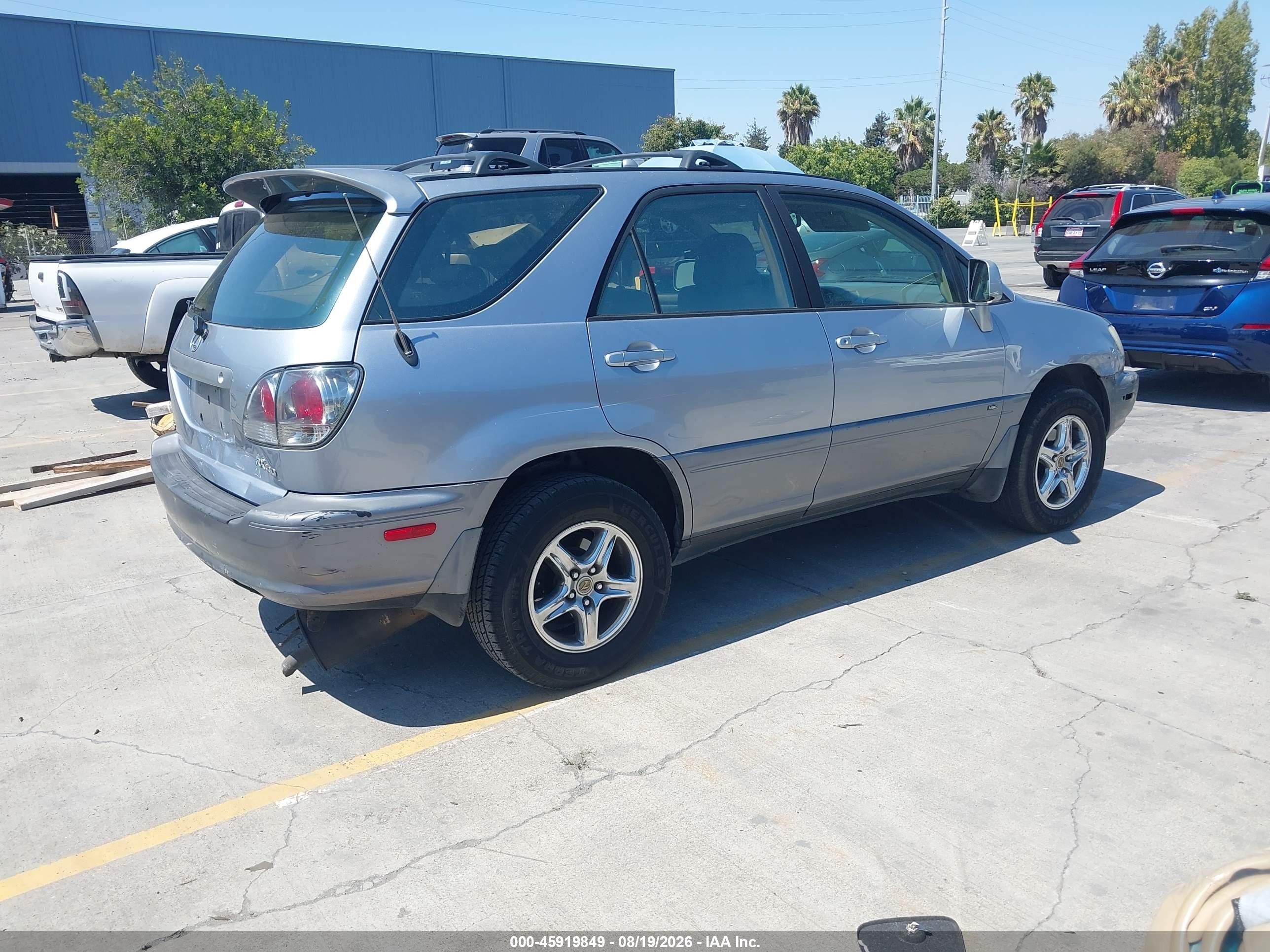2003 Lexus Rx 300   Blue vin: JTJGF10U630161413