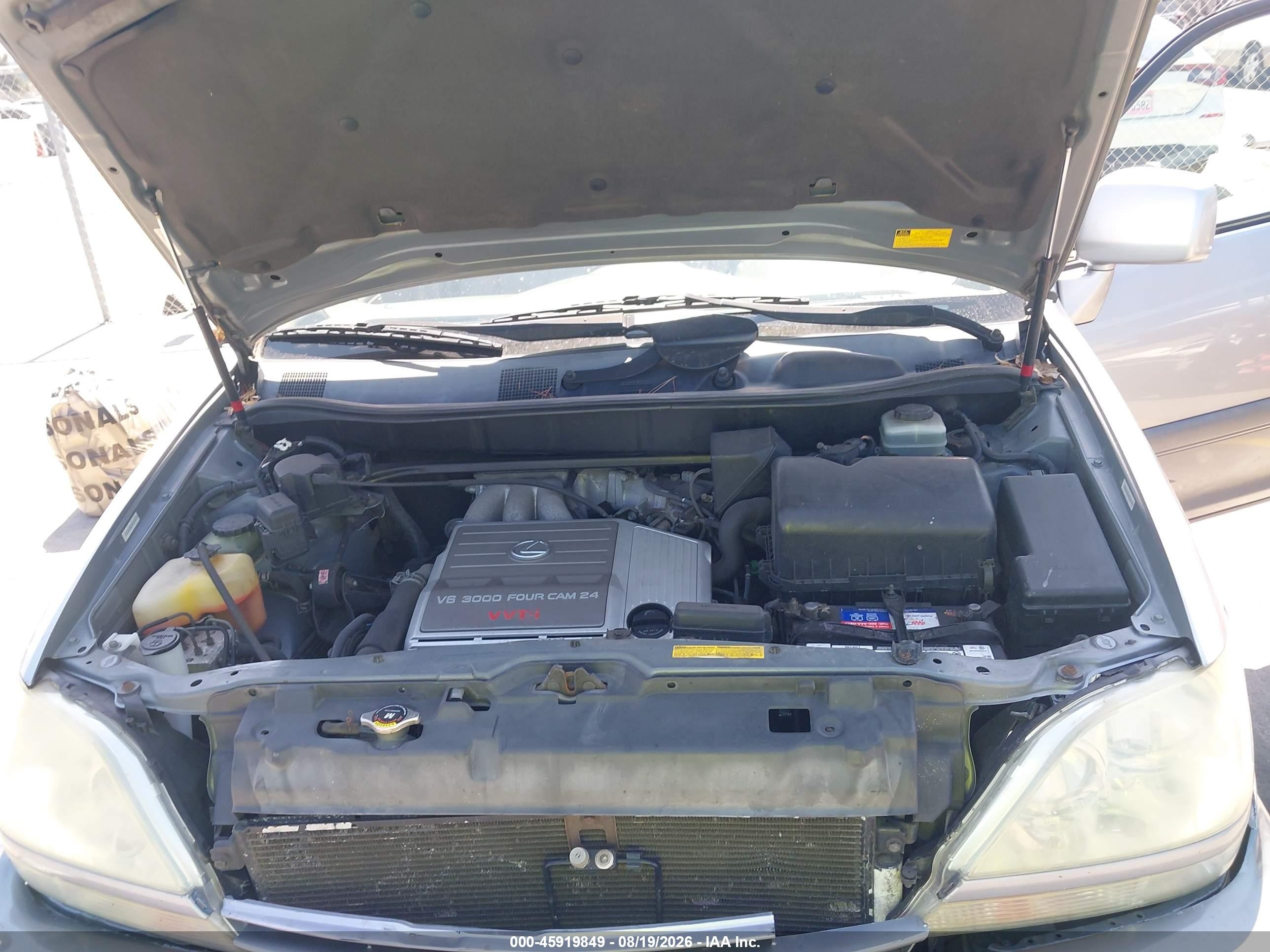 2003 Lexus Rx 300   Blue vin: JTJGF10U630161413