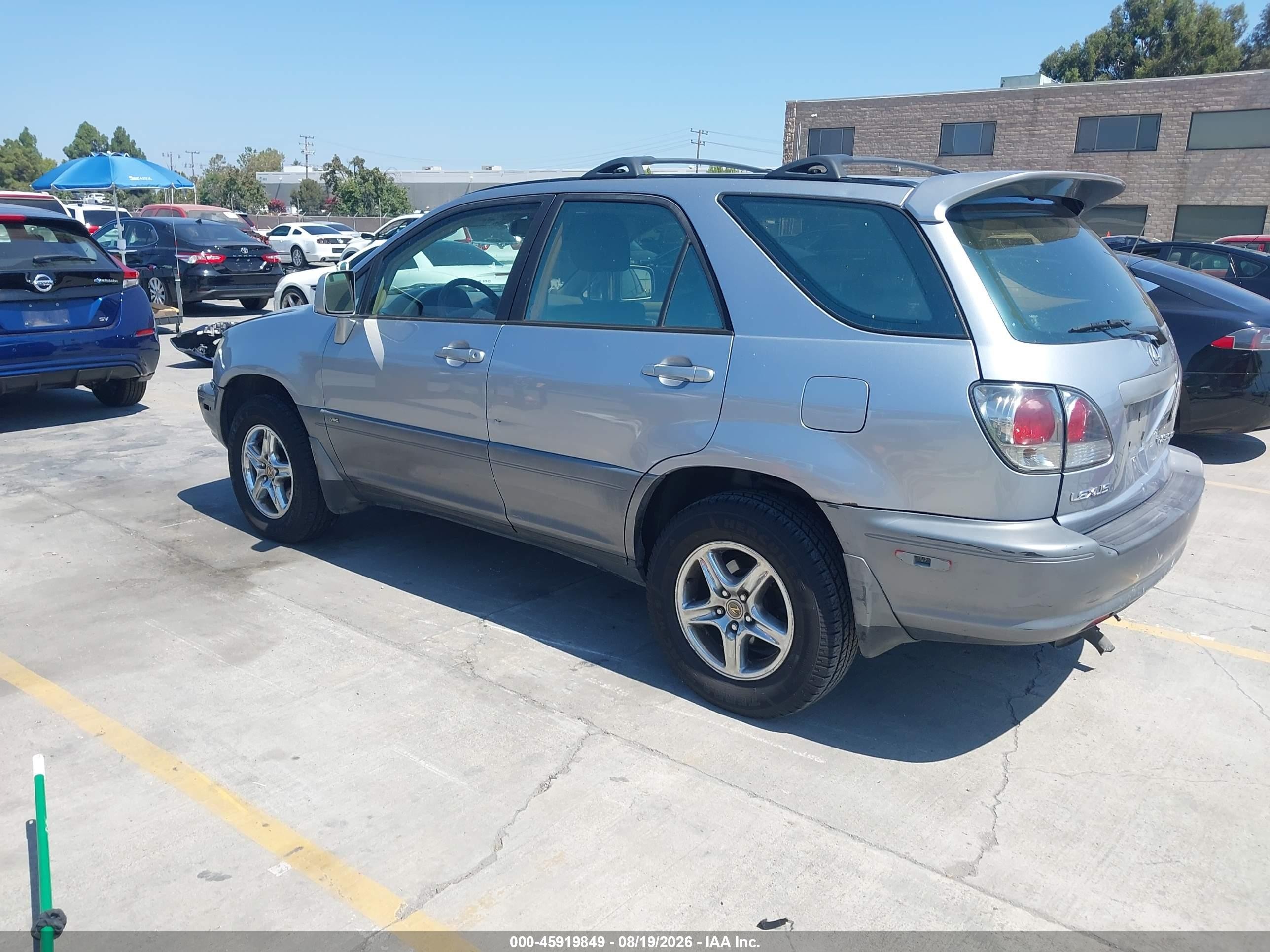 2003 Lexus Rx 300   Blue vin: JTJGF10U630161413