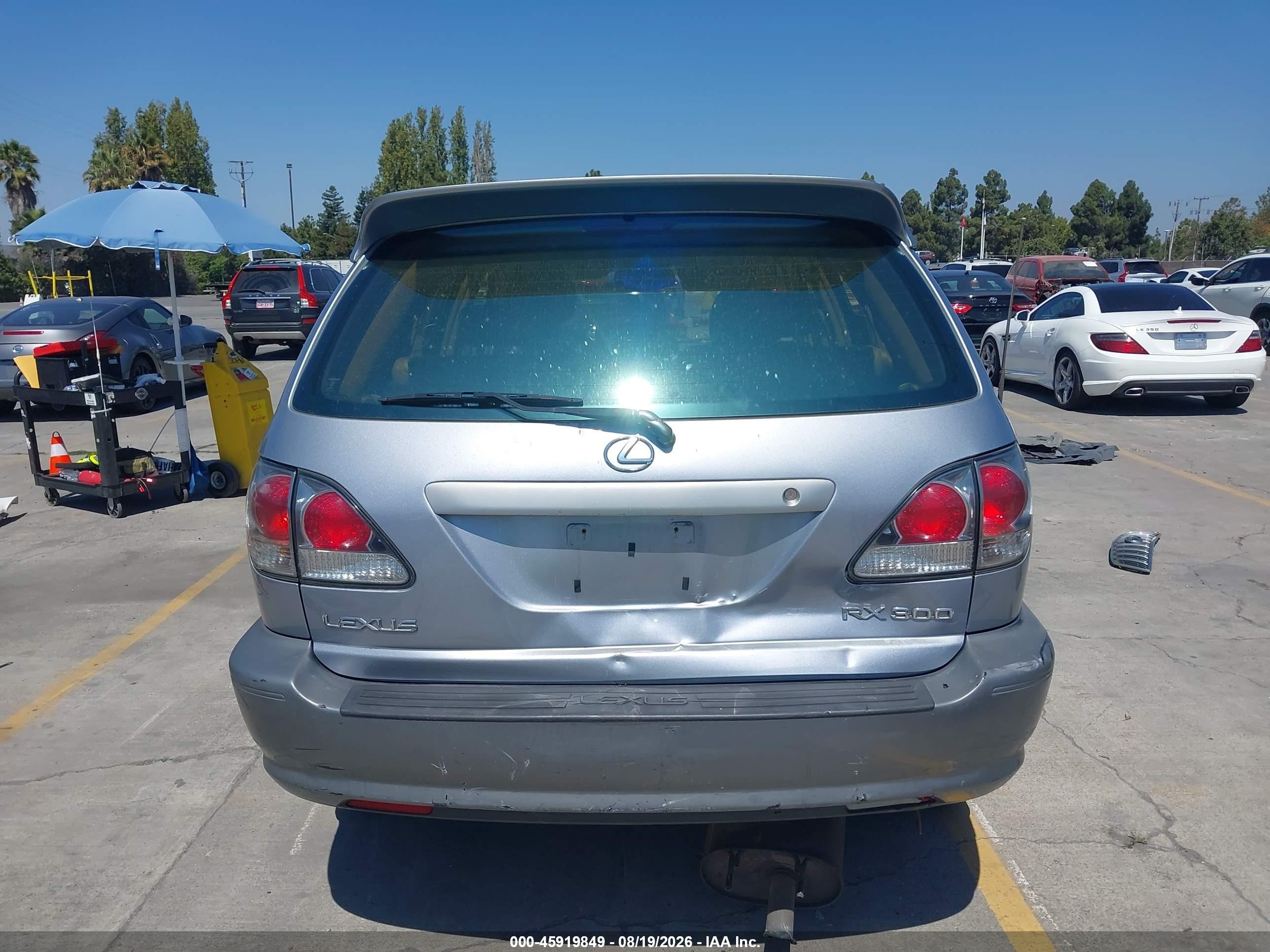 2003 Lexus Rx 300   Blue vin: JTJGF10U630161413