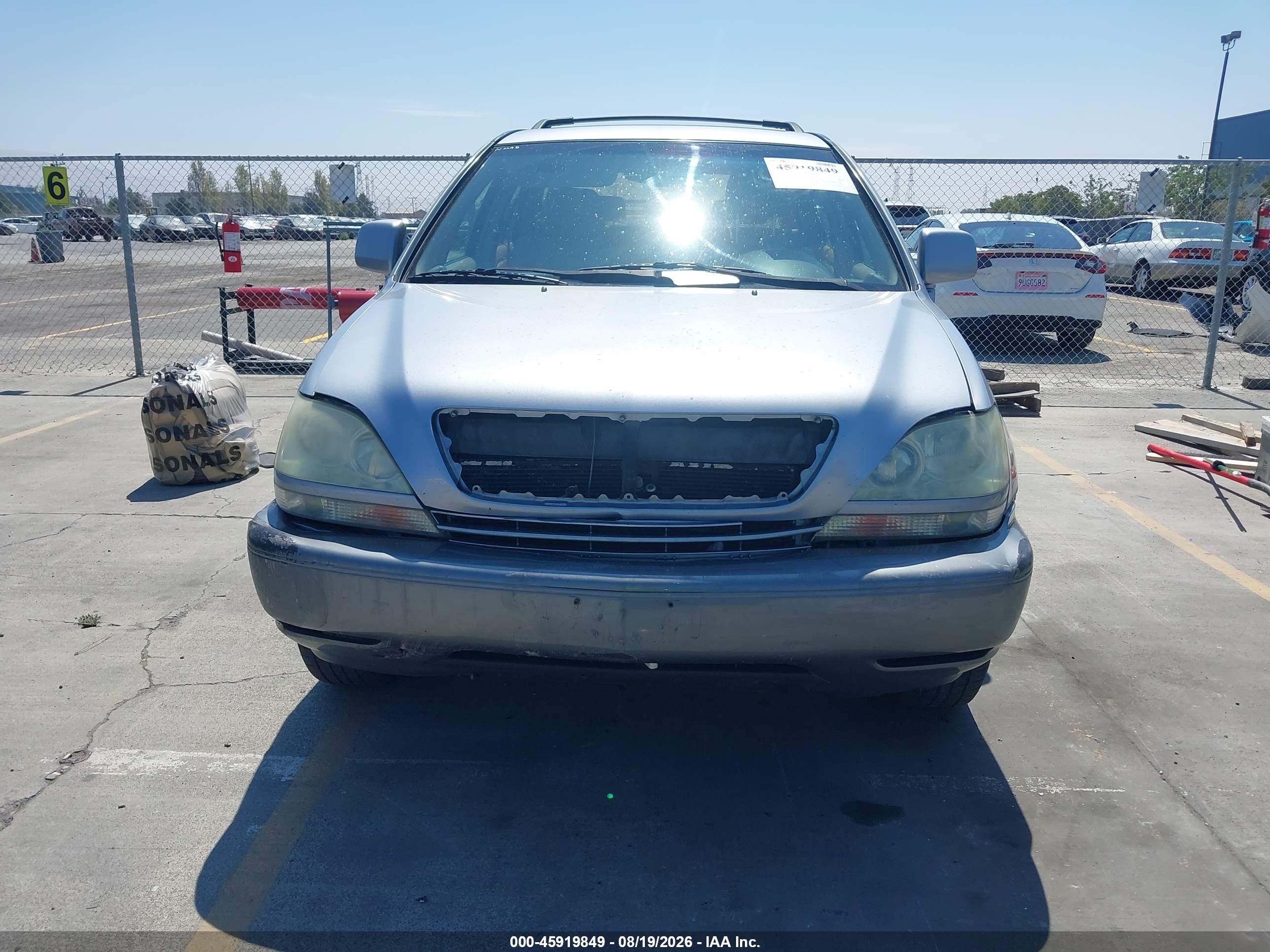 2003 Lexus Rx 300   Blue vin: JTJGF10U630161413