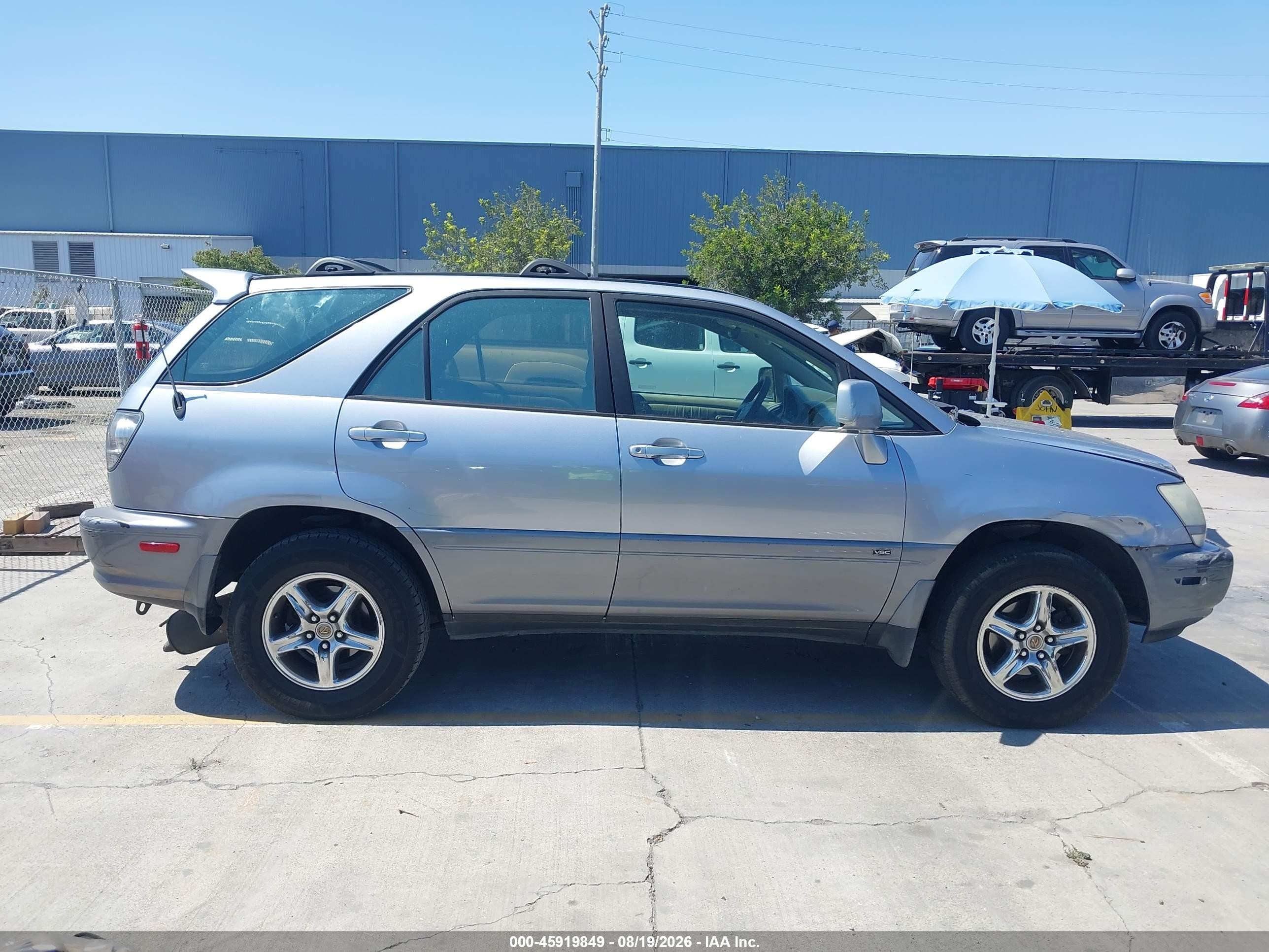 2003 Lexus Rx 300   Blue vin: JTJGF10U630161413