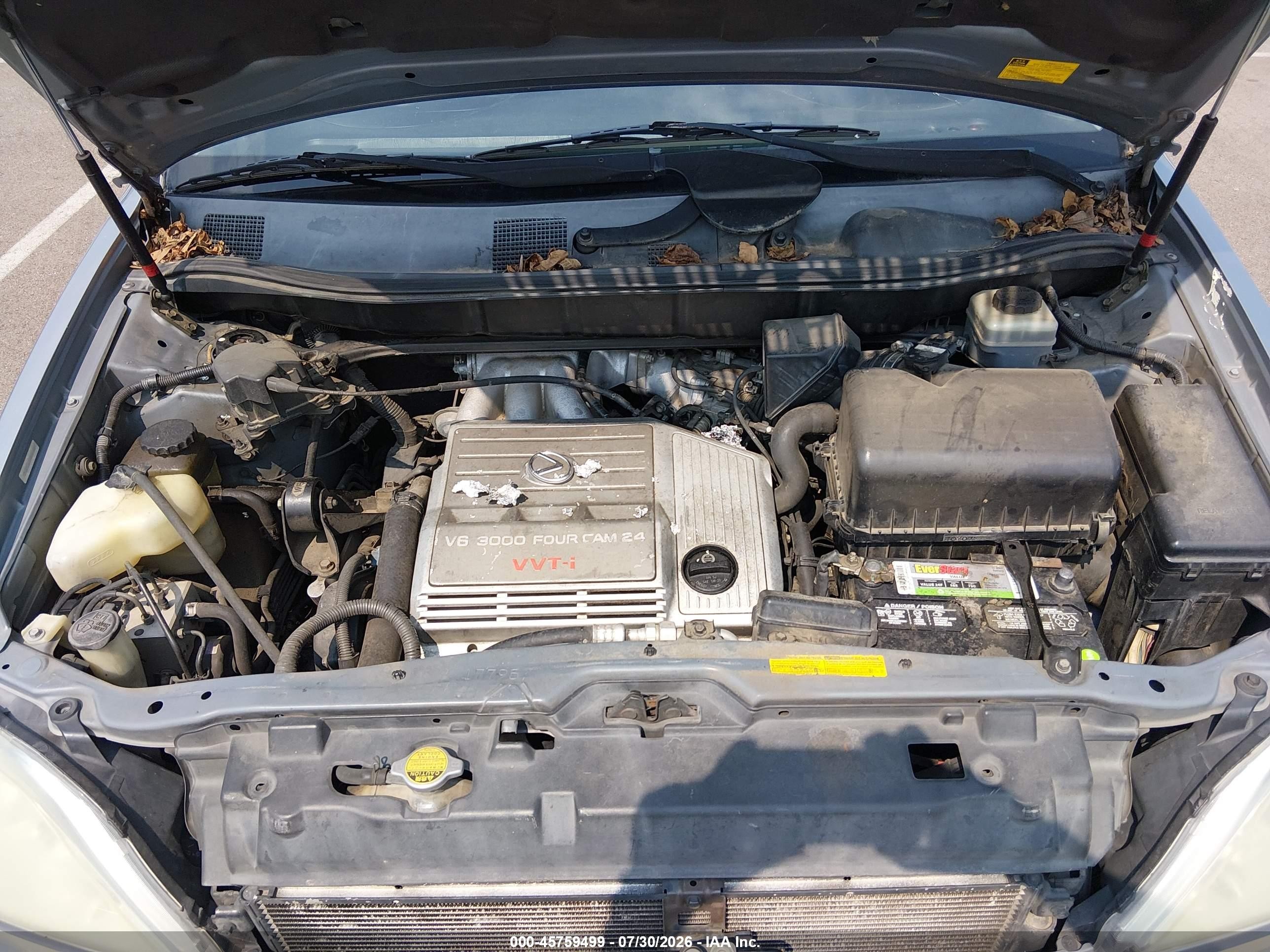 2001 Lexus Rx 300   Gray vin: JTJGF10U710091367