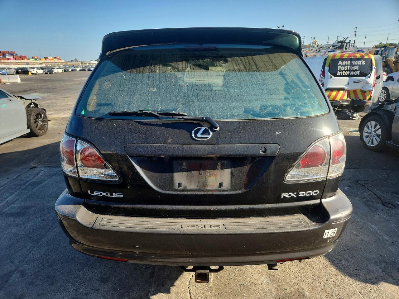 2001 Lexus Rx 300 Black vin: JTJGF10U710098593