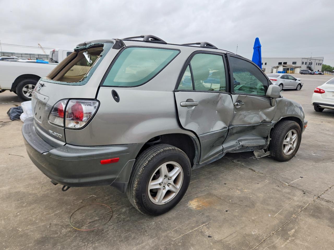 2001 Lexus Rx 300 Зеленый vin: JTJGF10U710112721