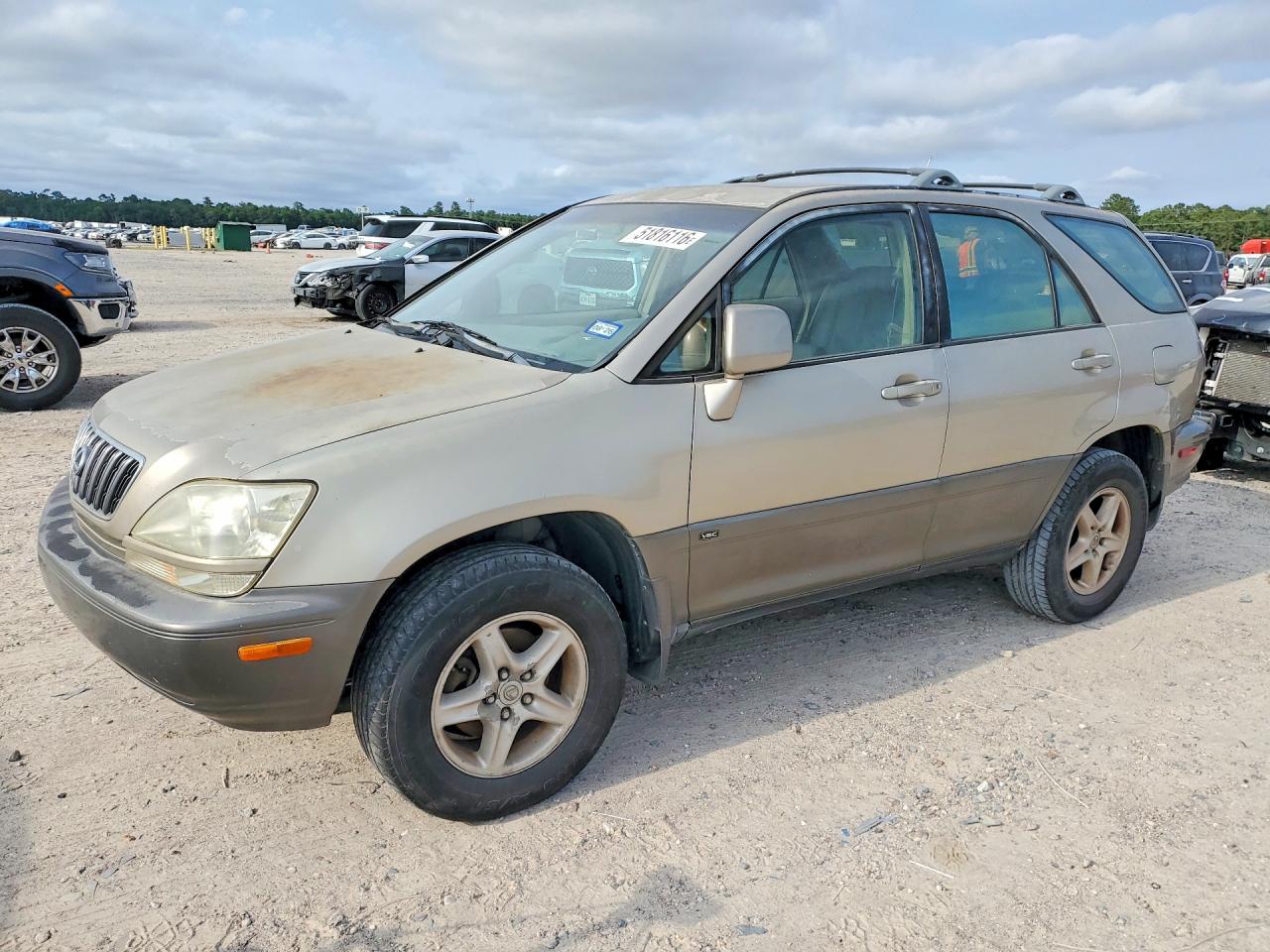 2002 Lexus Rx 300 Gold vin: JTJGF10U720142027