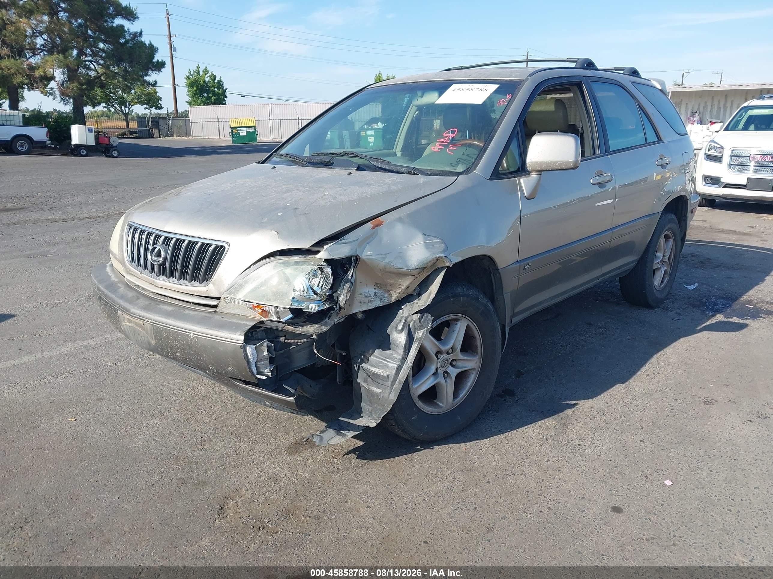2003 Lexus Rx 300   Золотой vin: JTJGF10U730160402