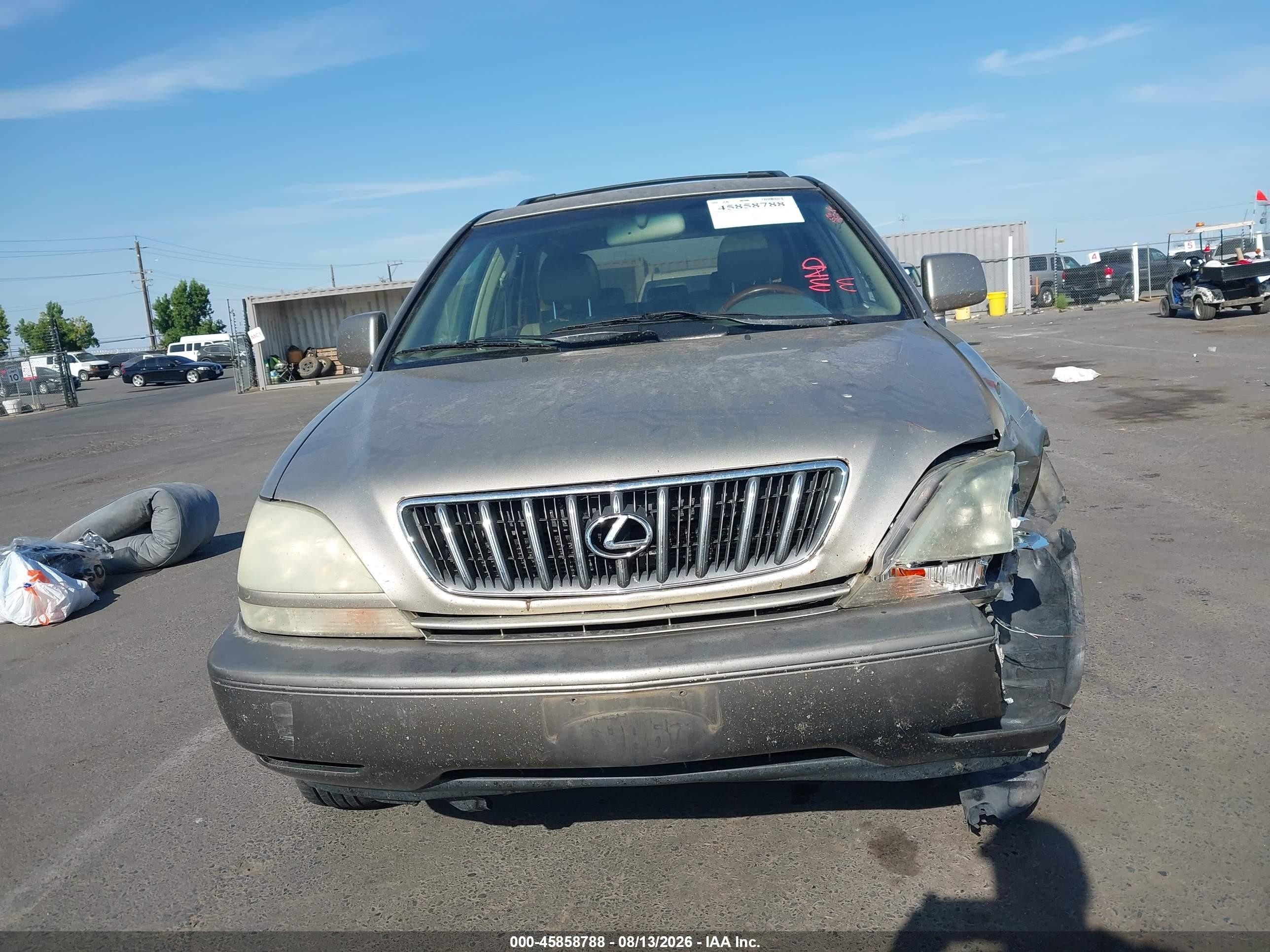 2003 Lexus Rx 300   Золотой vin: JTJGF10U730160402