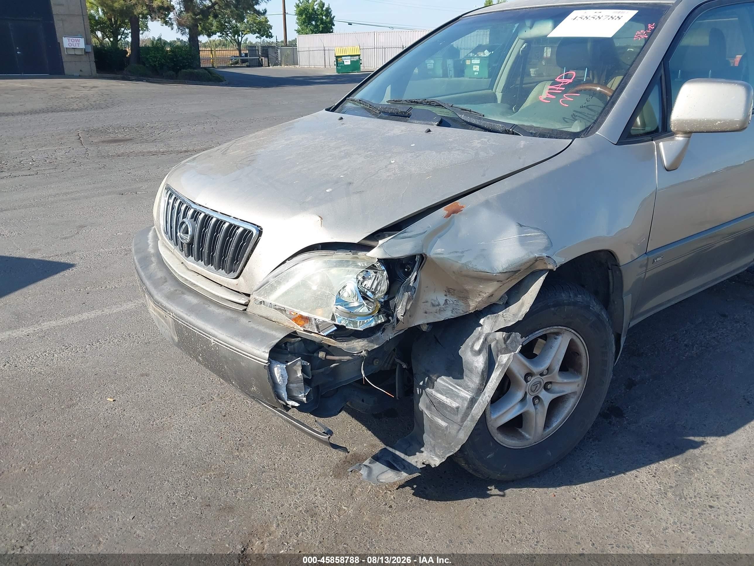 2003 Lexus Rx 300   Золотой vin: JTJGF10U730160402