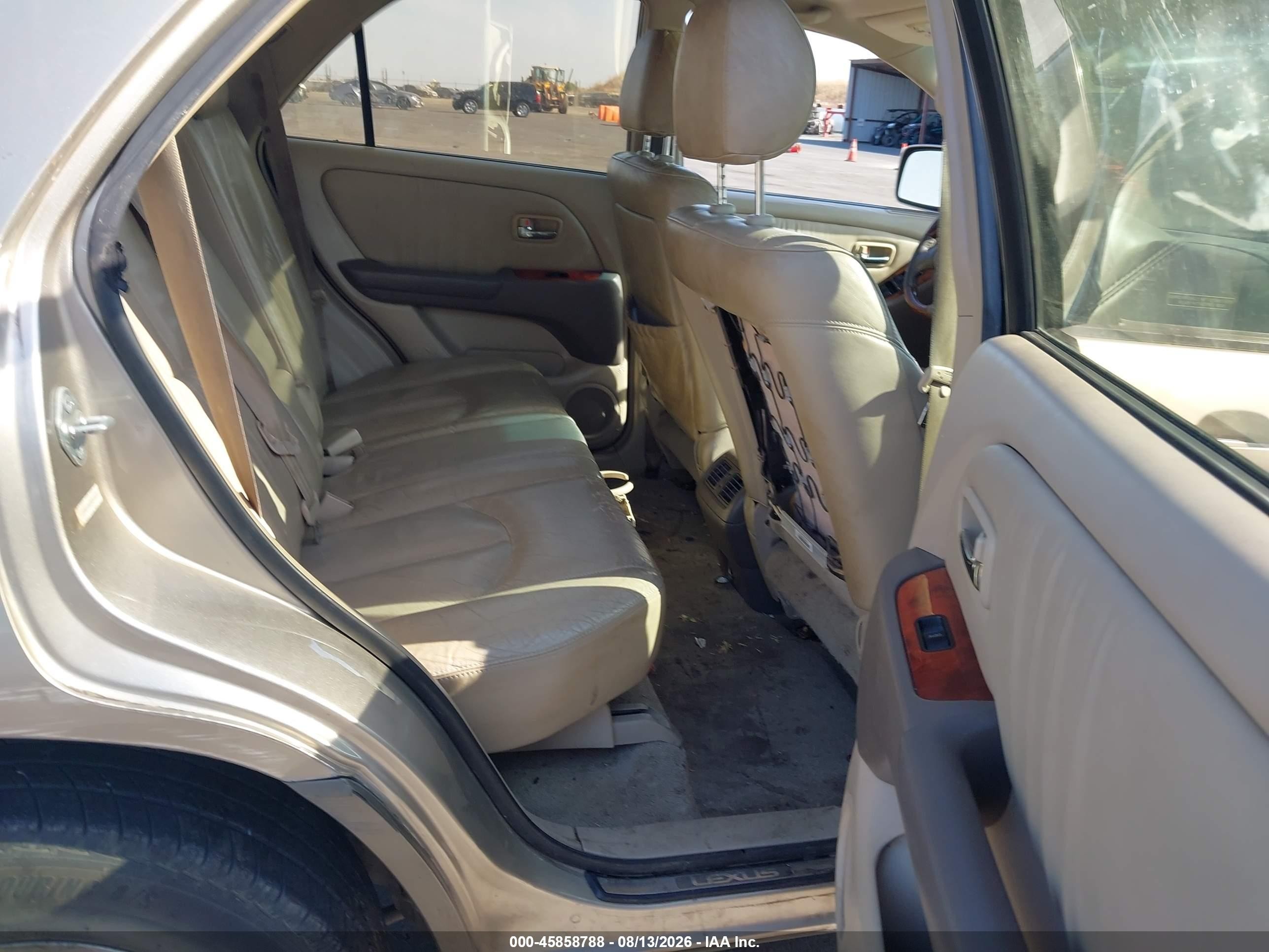 2003 Lexus Rx 300   Золотой vin: JTJGF10U730160402