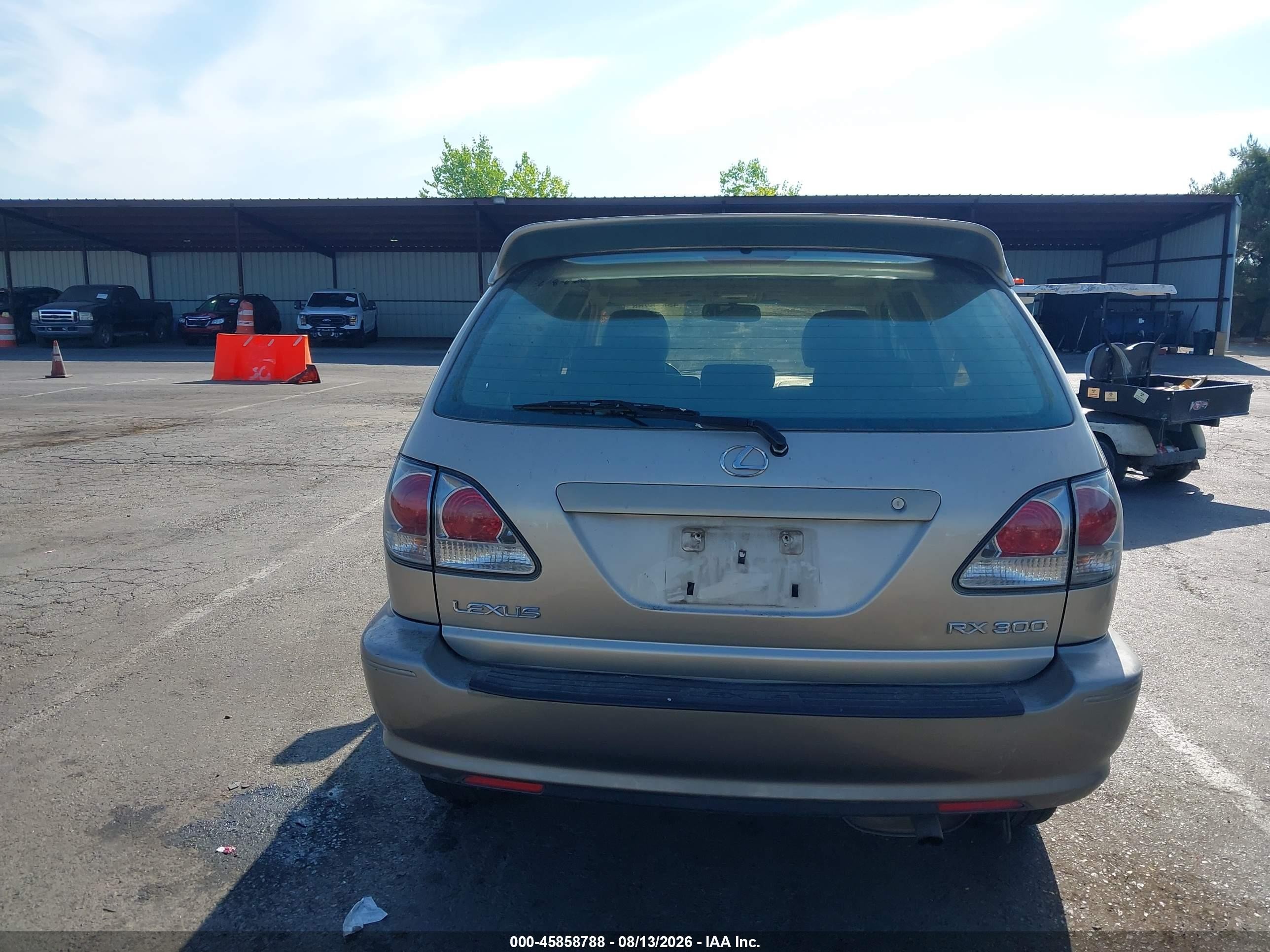 2003 Lexus Rx 300   Золотой vin: JTJGF10U730160402