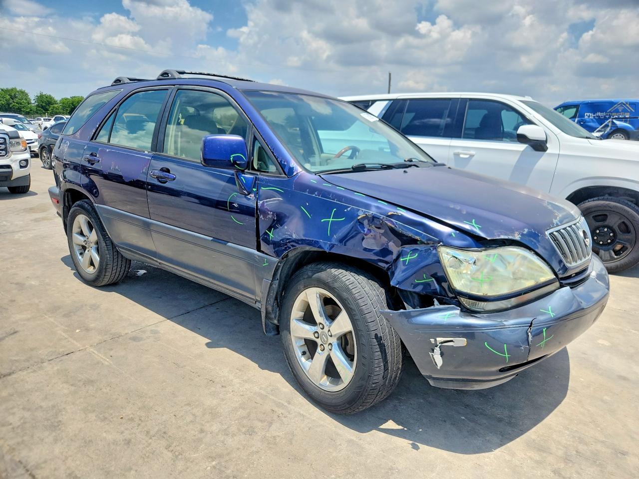 2001 Lexus Rx 300 Синий vin: JTJGF10U810084119