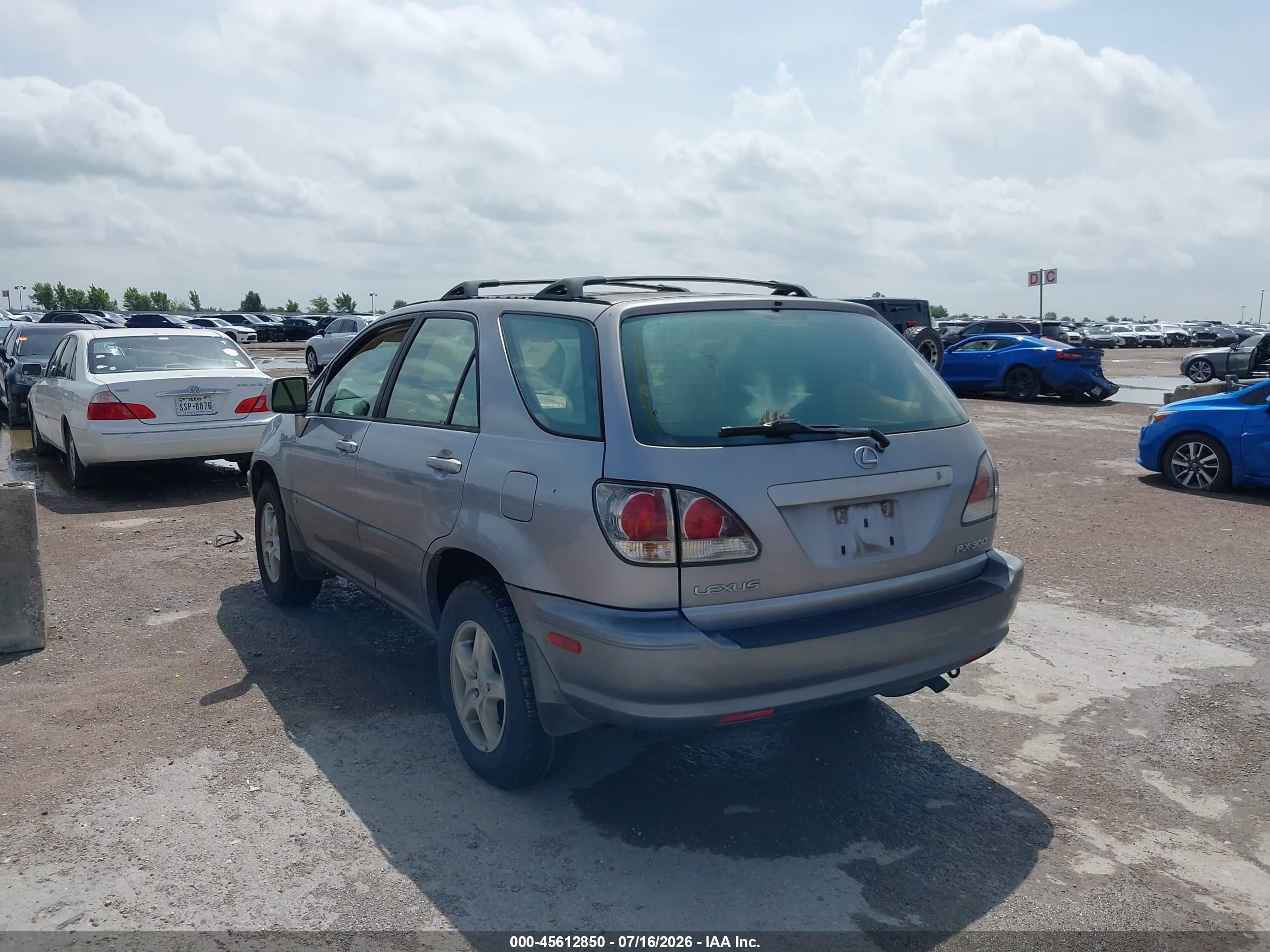2002 Lexus Rx 300   Бежевый vin: JTJGF10U820131697