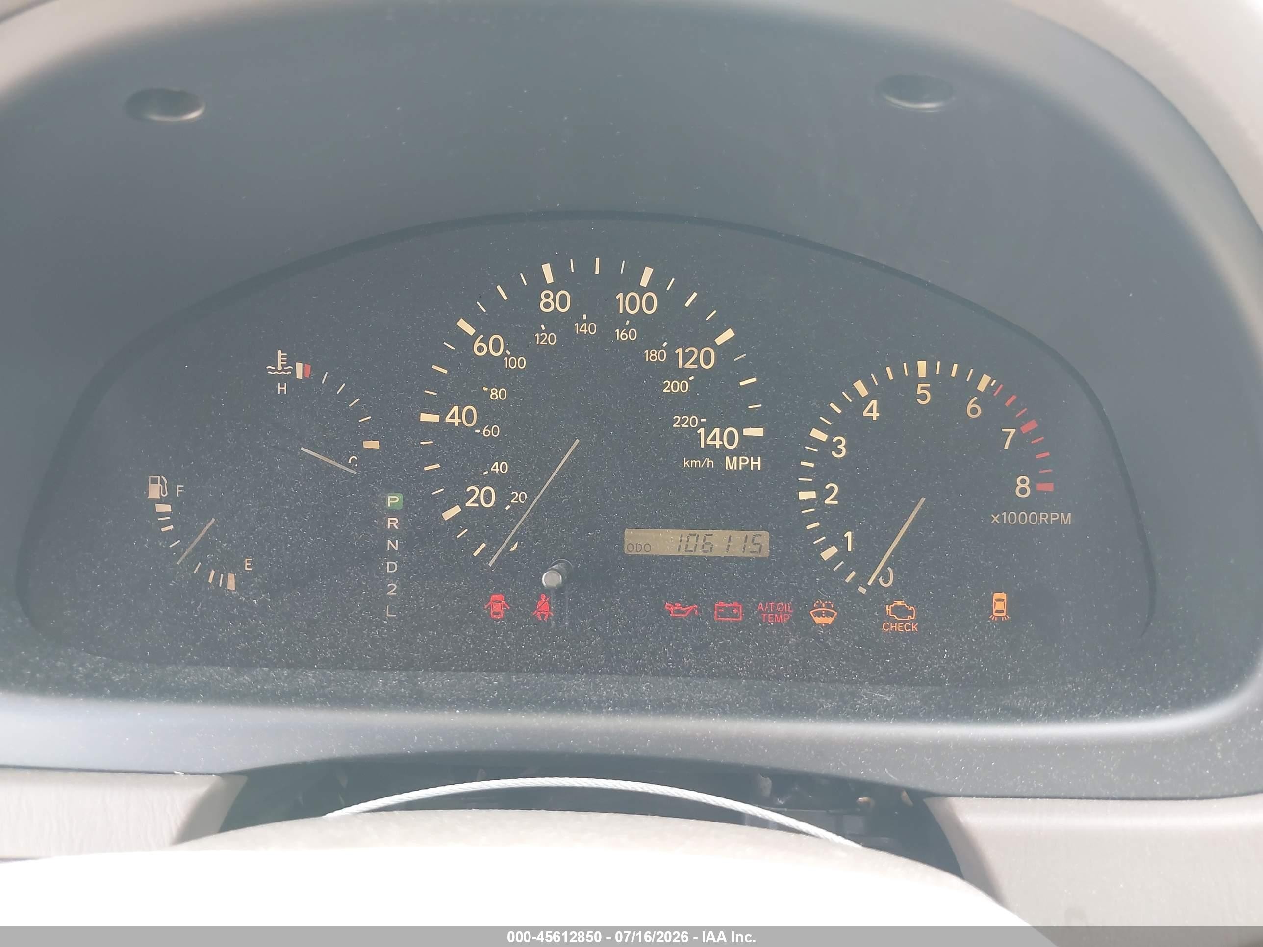 2002 Lexus Rx 300   Бежевый vin: JTJGF10U820131697
