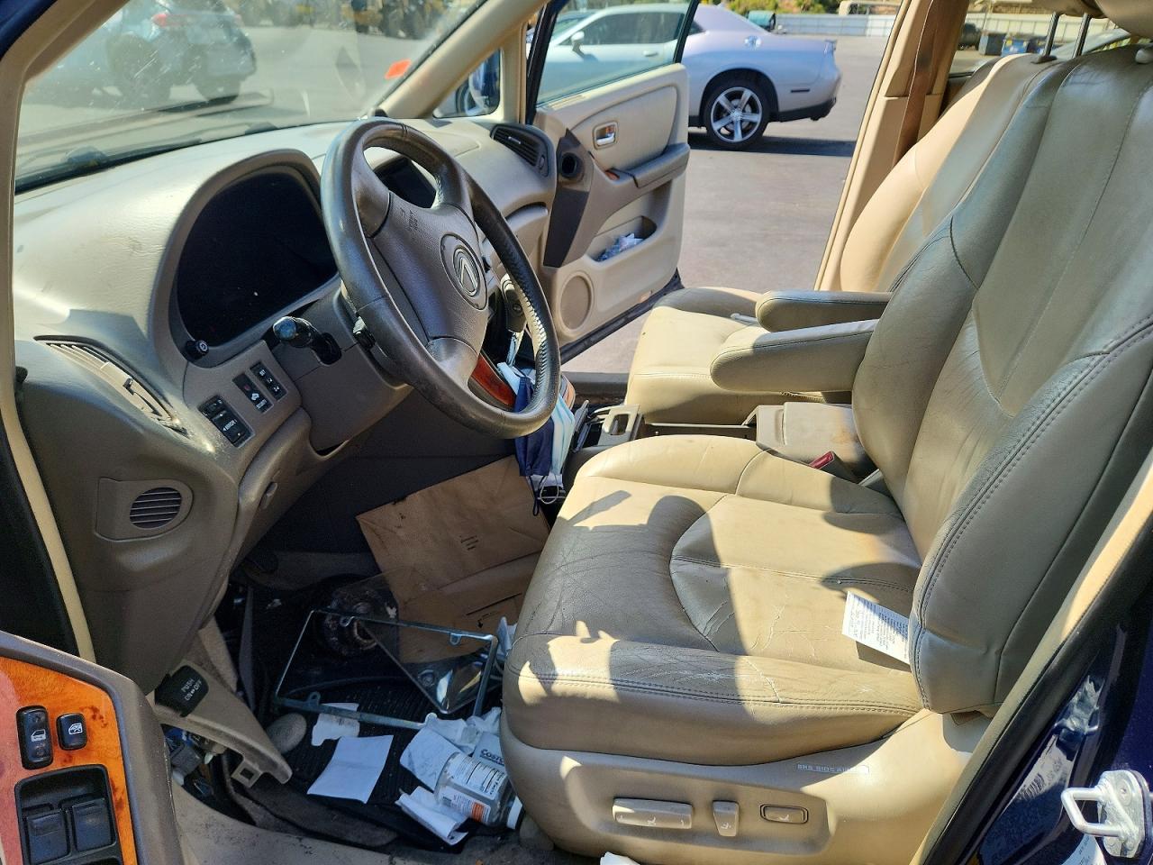 2002 Lexus Rx 300 Blue vin: JTJGF10U820133272