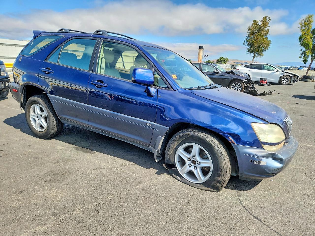 2002 Lexus Rx 300 Blue vin: JTJGF10U820133272