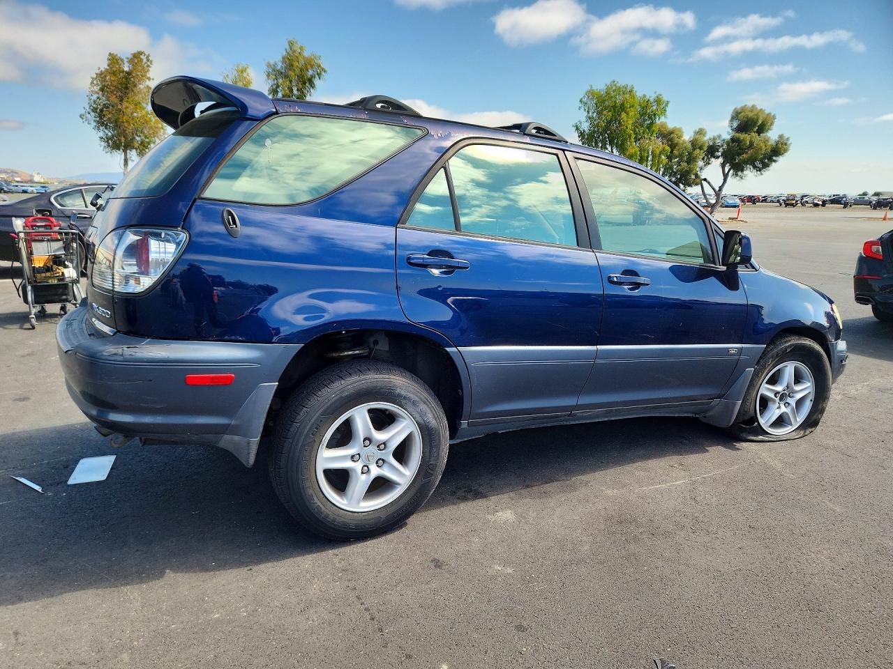 2002 Lexus Rx 300 Blue vin: JTJGF10U820133272