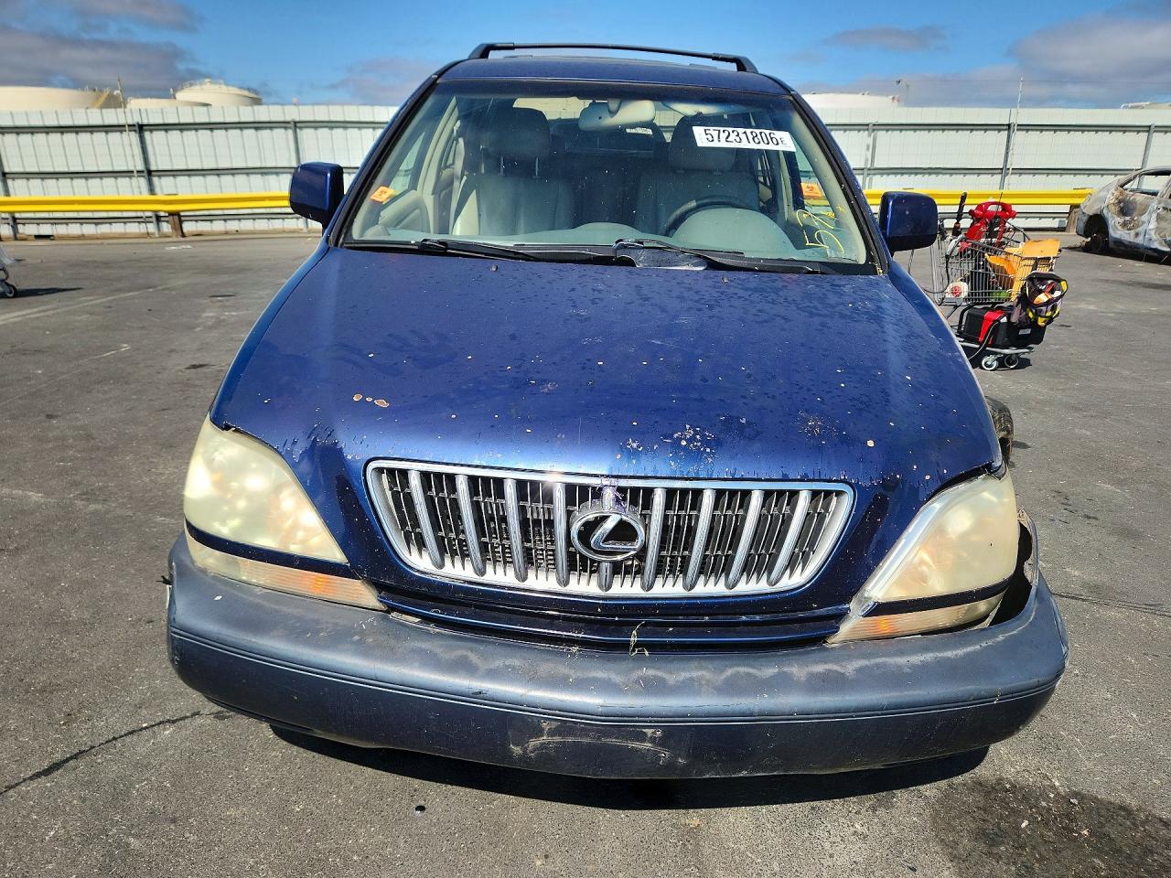 2002 Lexus Rx 300 Blue vin: JTJGF10U820133272
