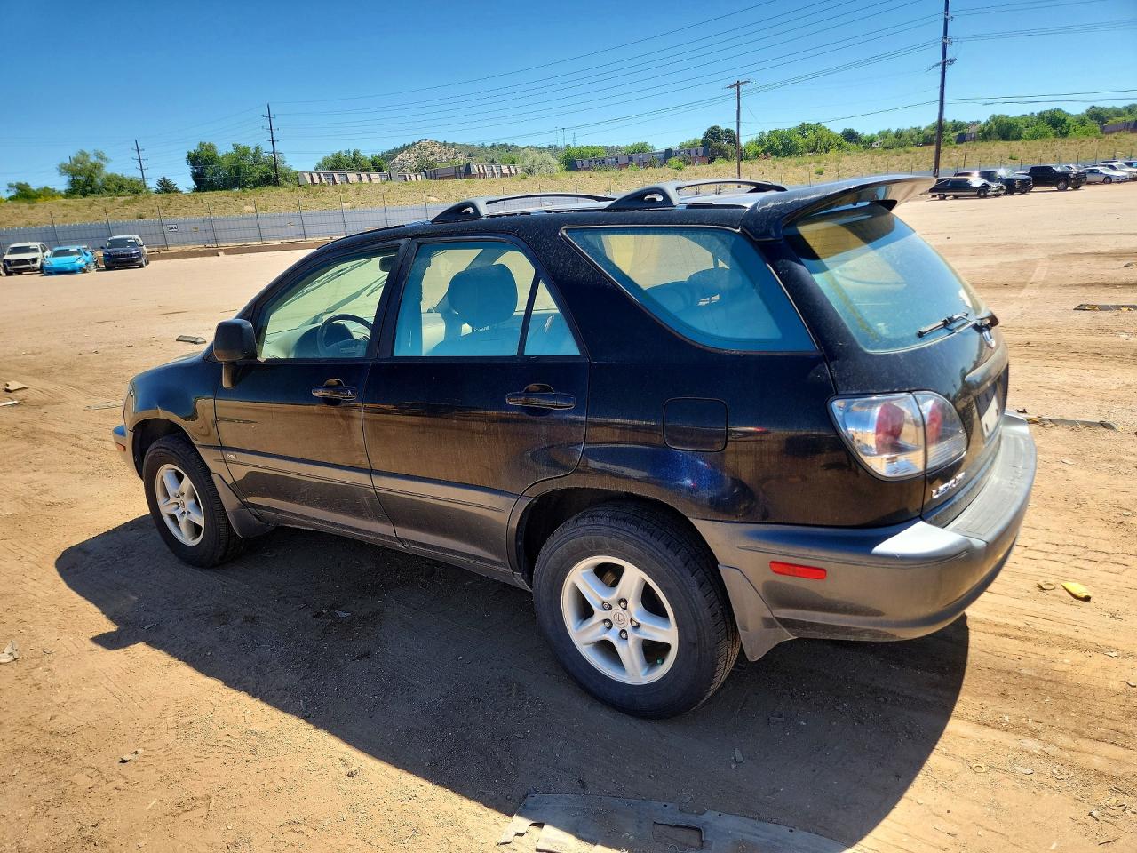 2002 Lexus Rx 300 Black vin: JTJGF10U820143526