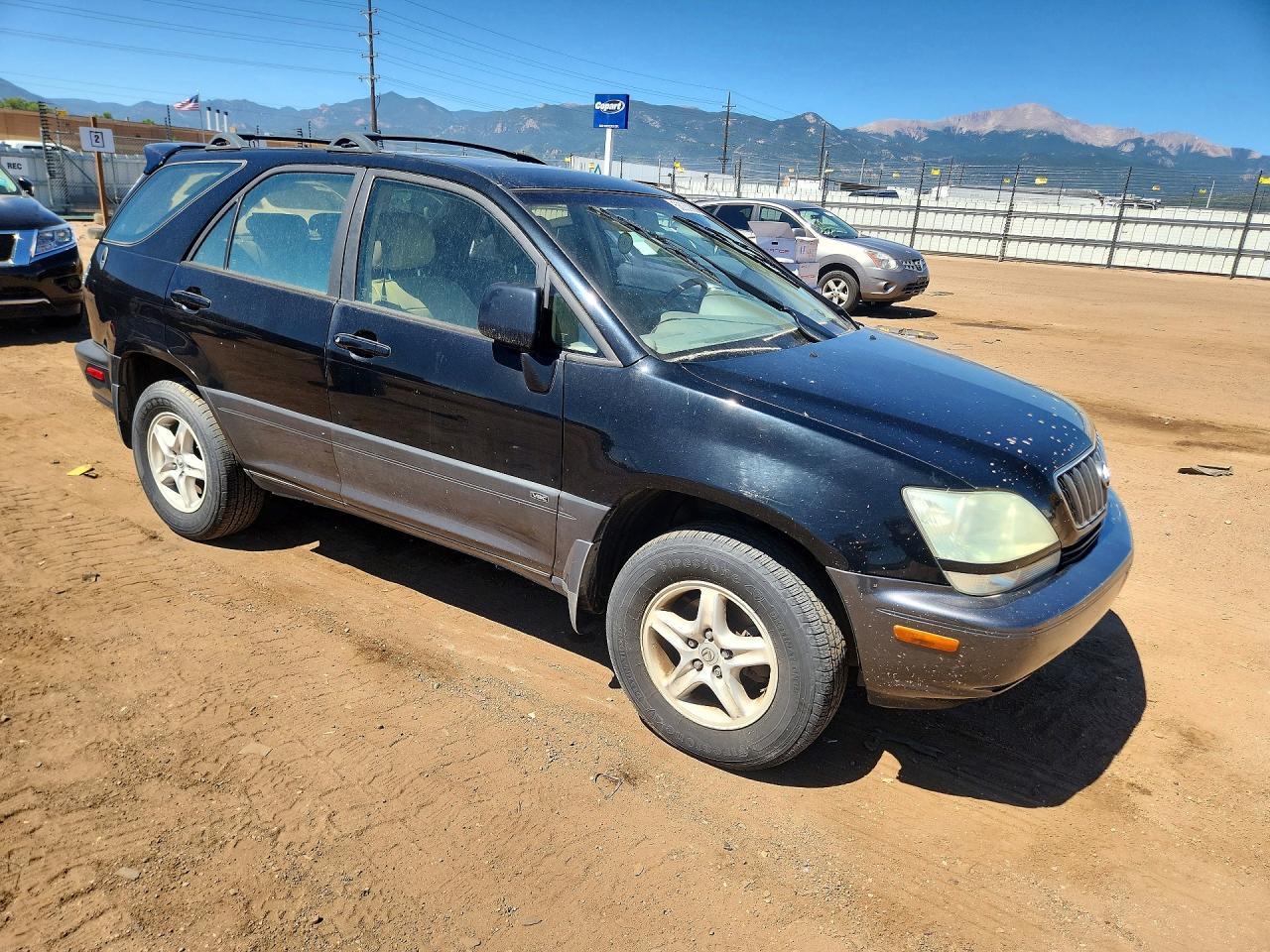 2002 Lexus Rx 300 Black vin: JTJGF10U820143526