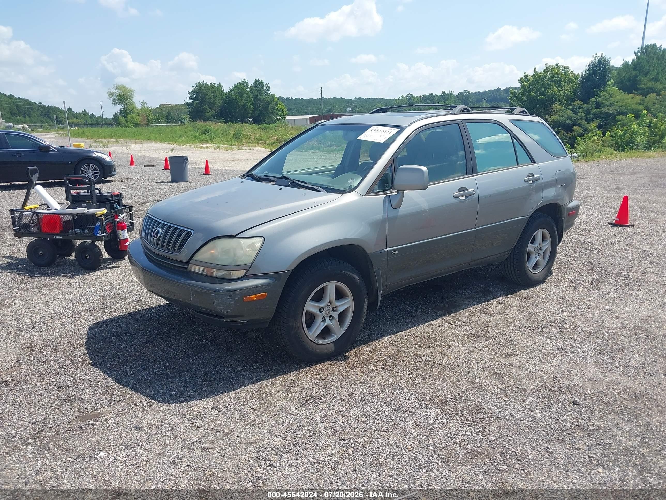 2002 Lexus Rx 300 Silver vin: JTJGF10U820147849