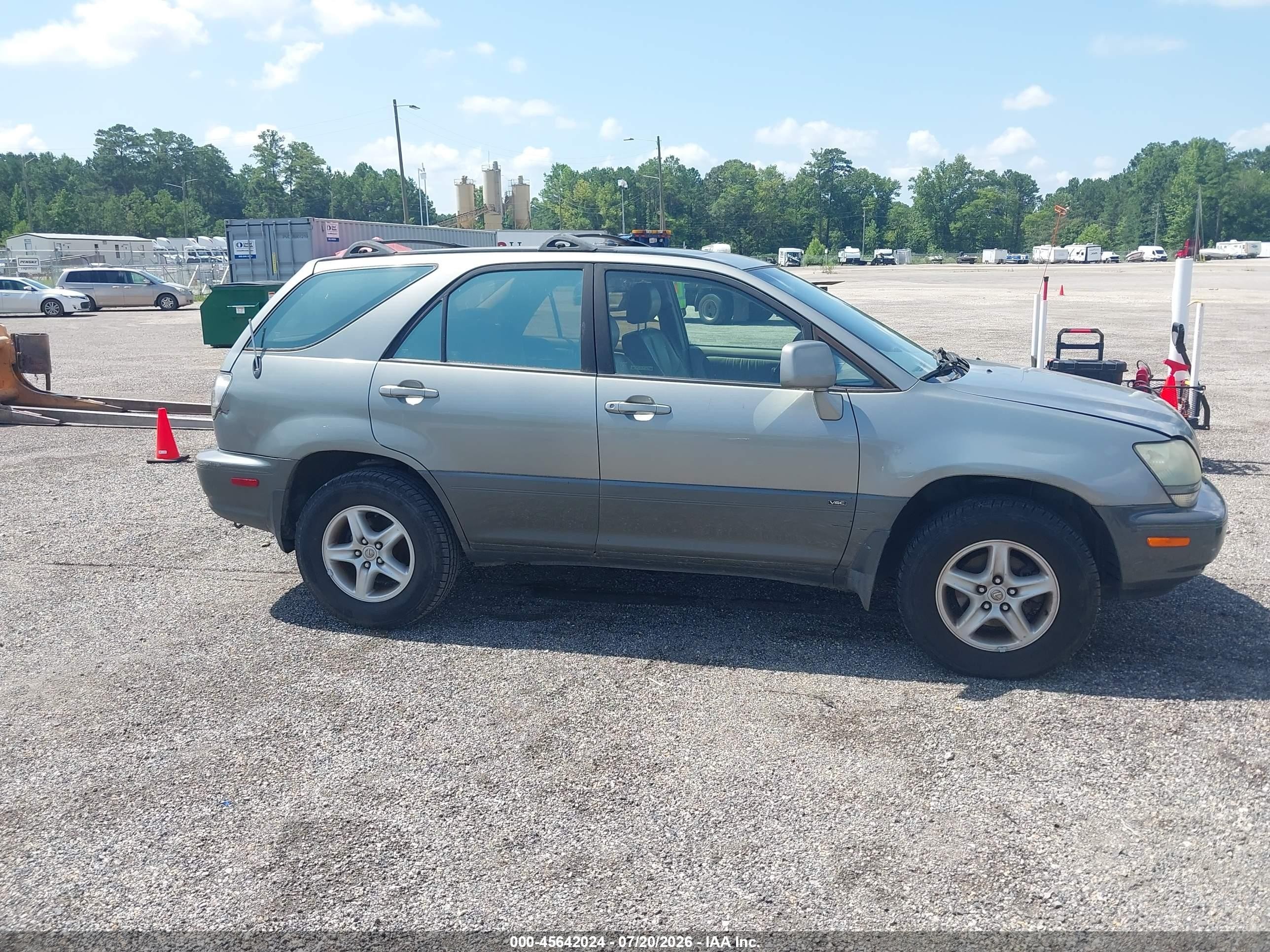 2002 Lexus Rx 300 Silver vin: JTJGF10U820147849