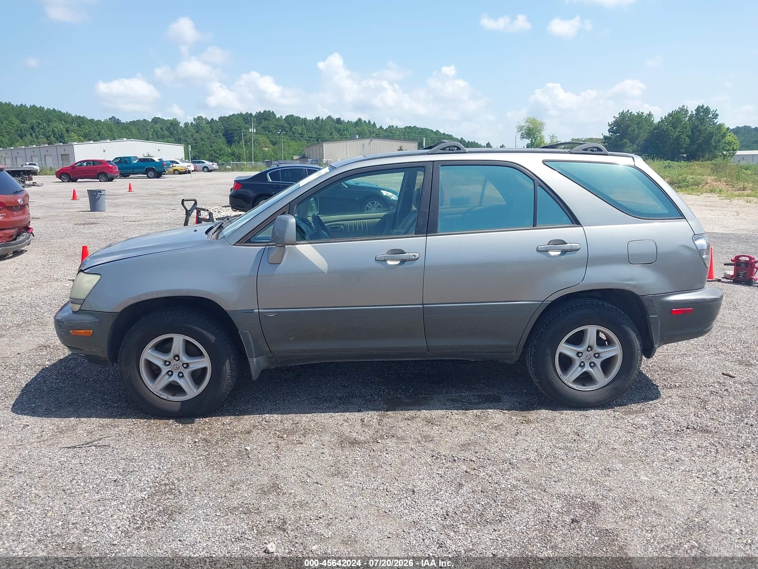 2002 Lexus Rx 300 Silver vin: JTJGF10U820147849