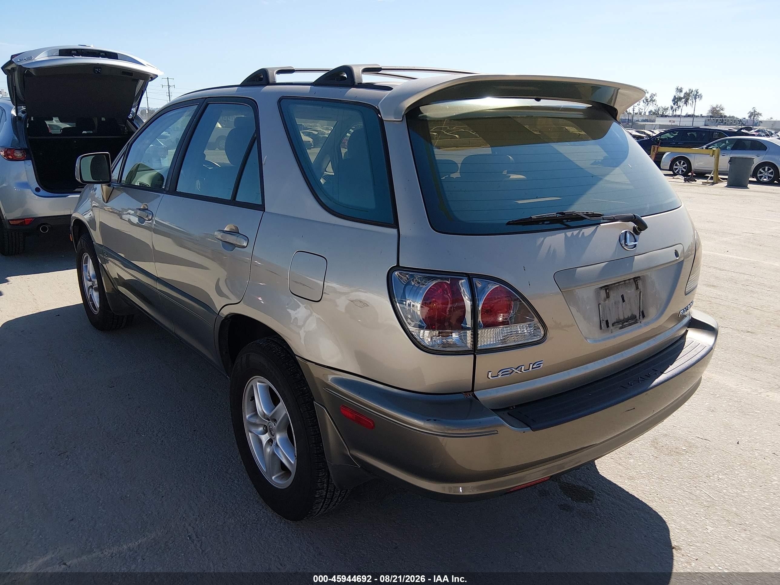 2003 Lexus Rx 300   Champagne vin: JTJGF10U830156097