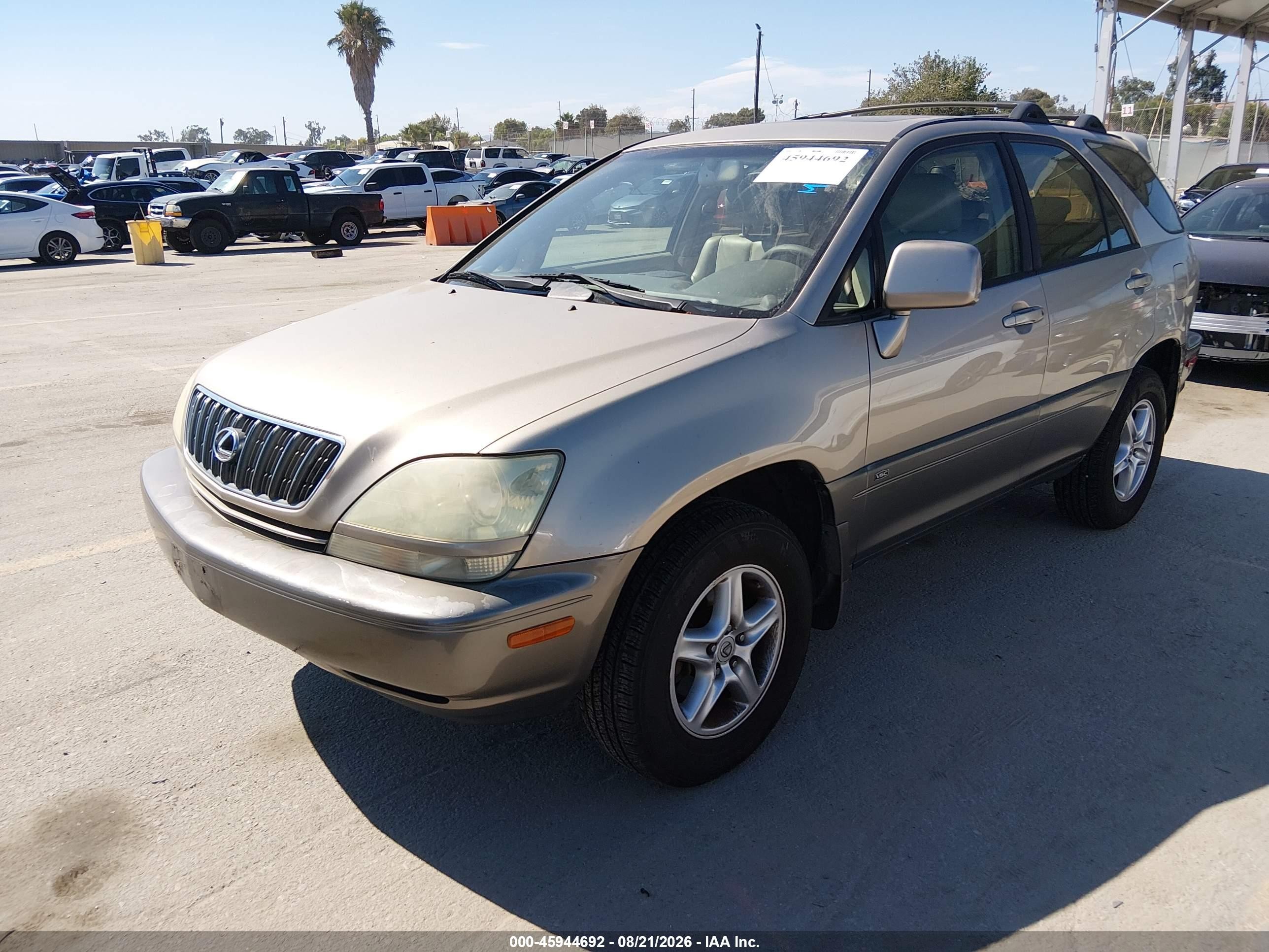 2003 Lexus Rx 300   Champagne vin: JTJGF10U830156097