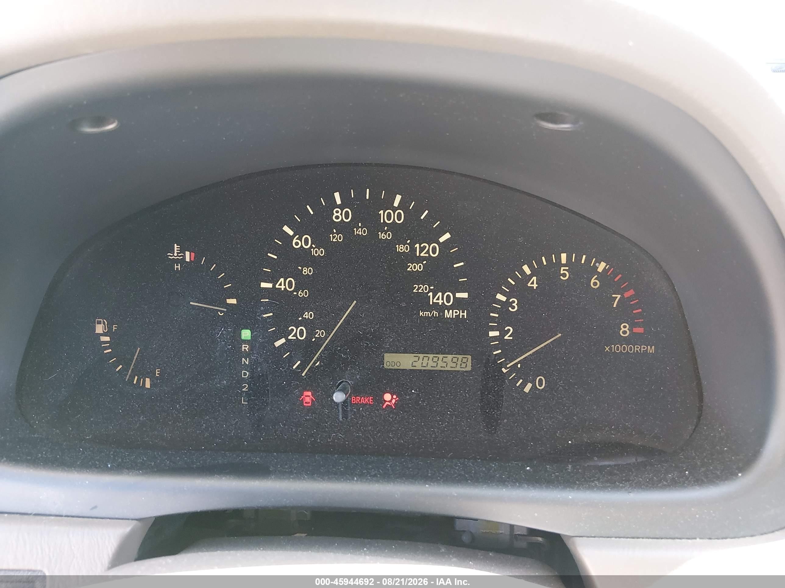 2003 Lexus Rx 300   Champagne vin: JTJGF10U830156097