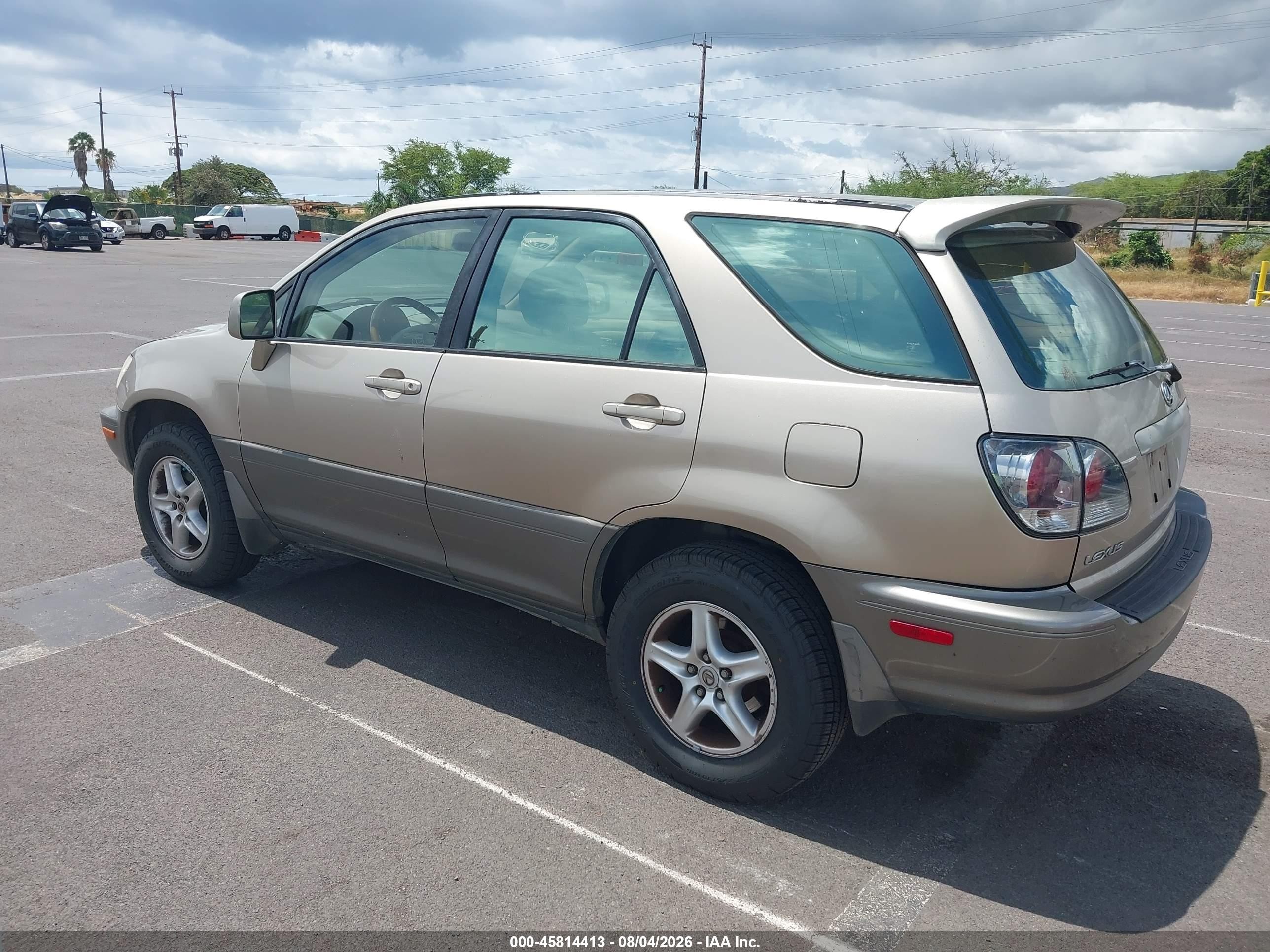 2003 Lexus Rx 300   Gold vin: JTJGF10U830158125