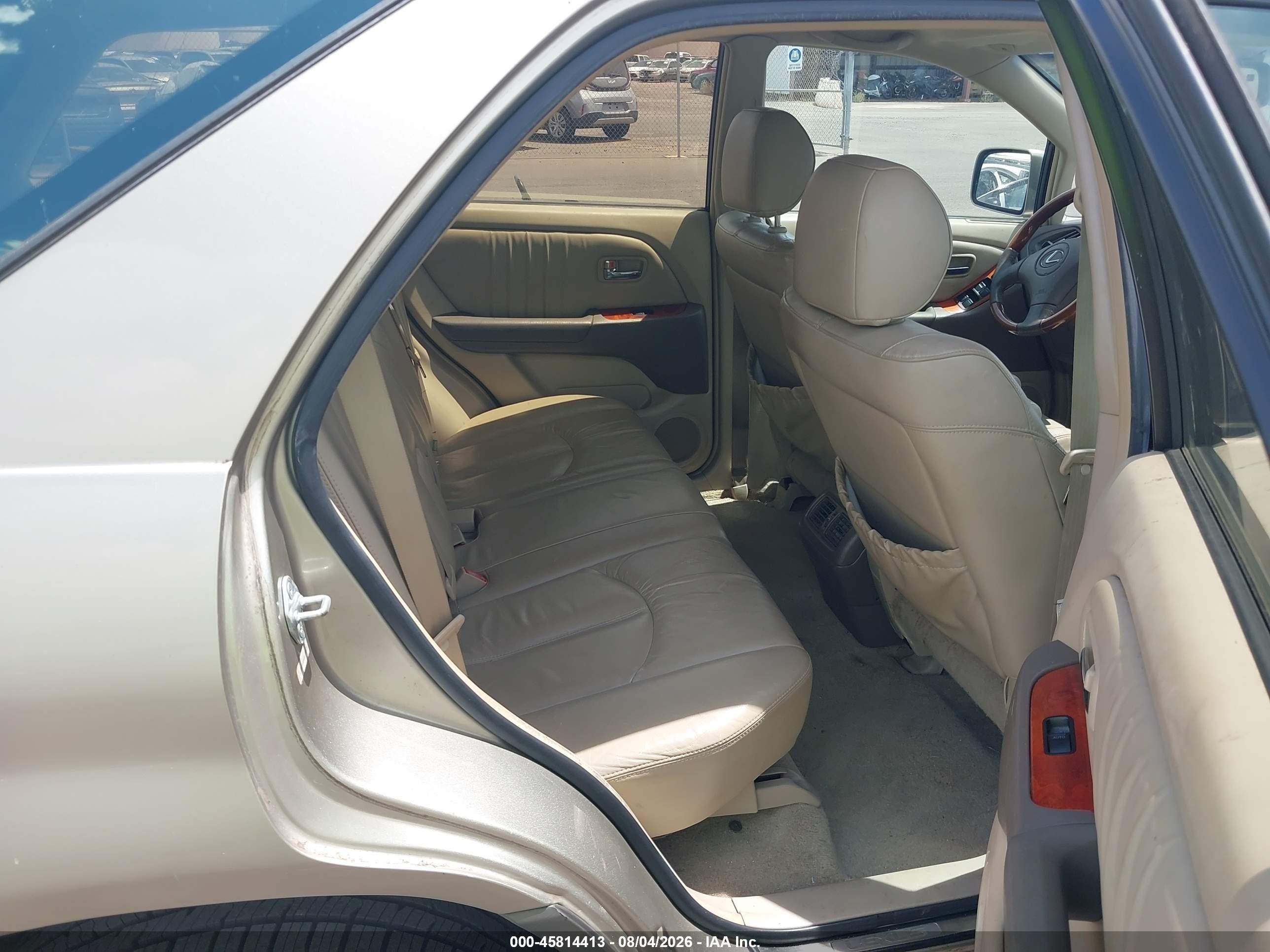 2003 Lexus Rx 300   Gold vin: JTJGF10U830158125