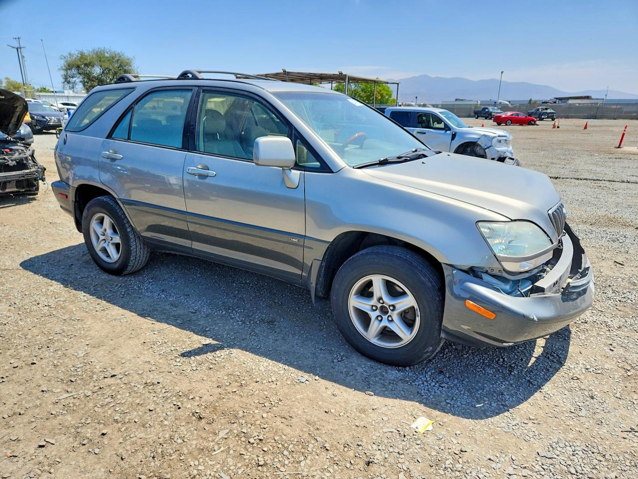 2001 Lexus Rx 300 Silver vin: JTJGF10U910085649