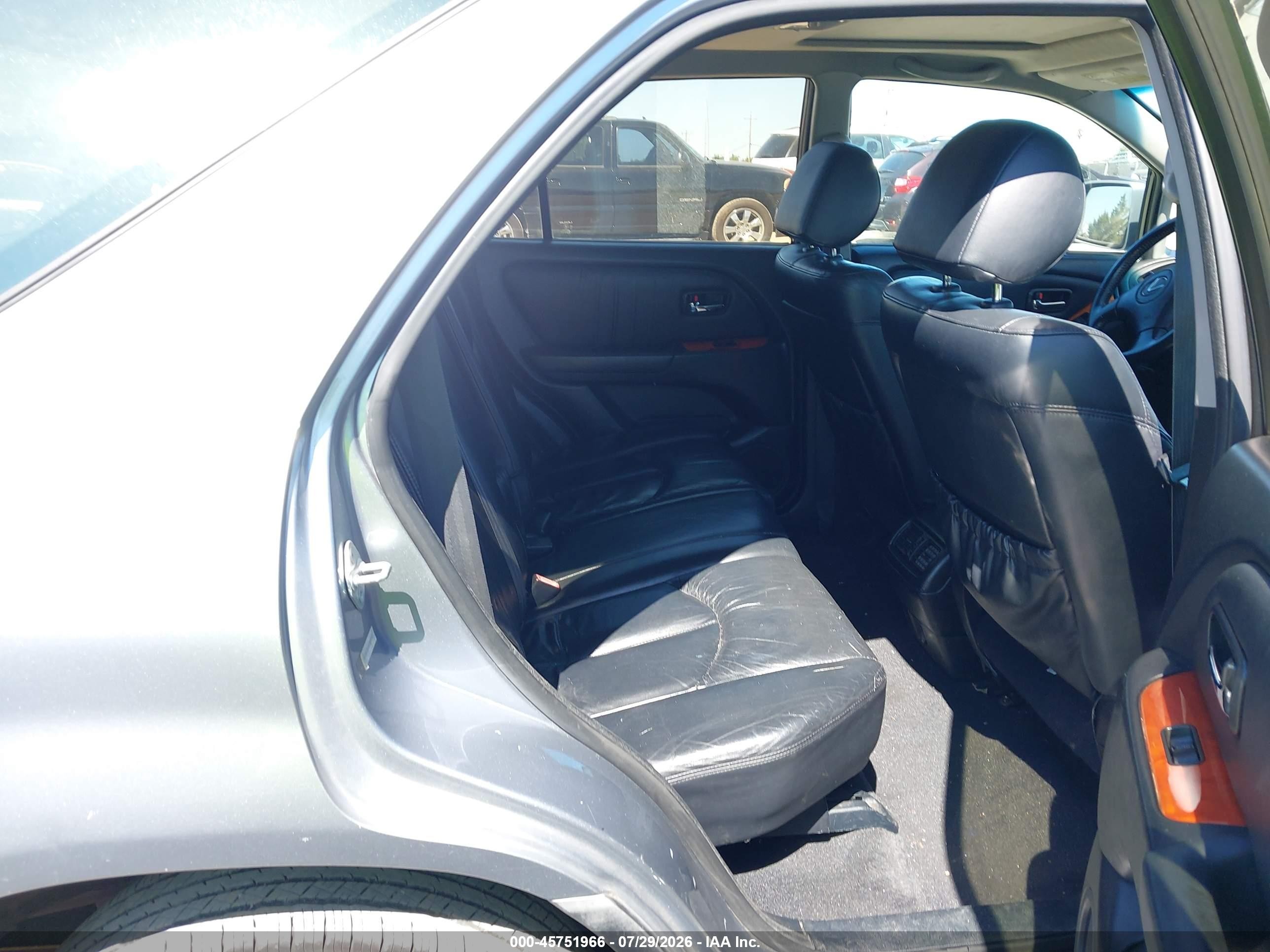 2001 Lexus Rx 300   Gray vin: JTJGF10U910095503