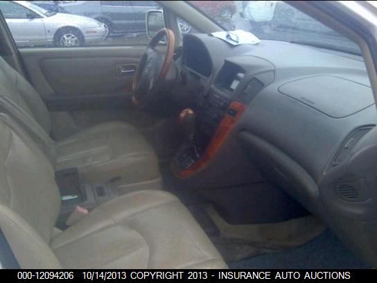 2001 Lexus Rx 300 2wd vin: JTJGF10U910098028