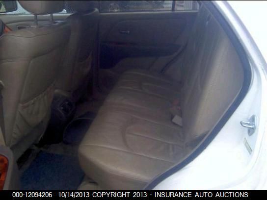 2001 Lexus Rx 300 2wd vin: JTJGF10U910098028