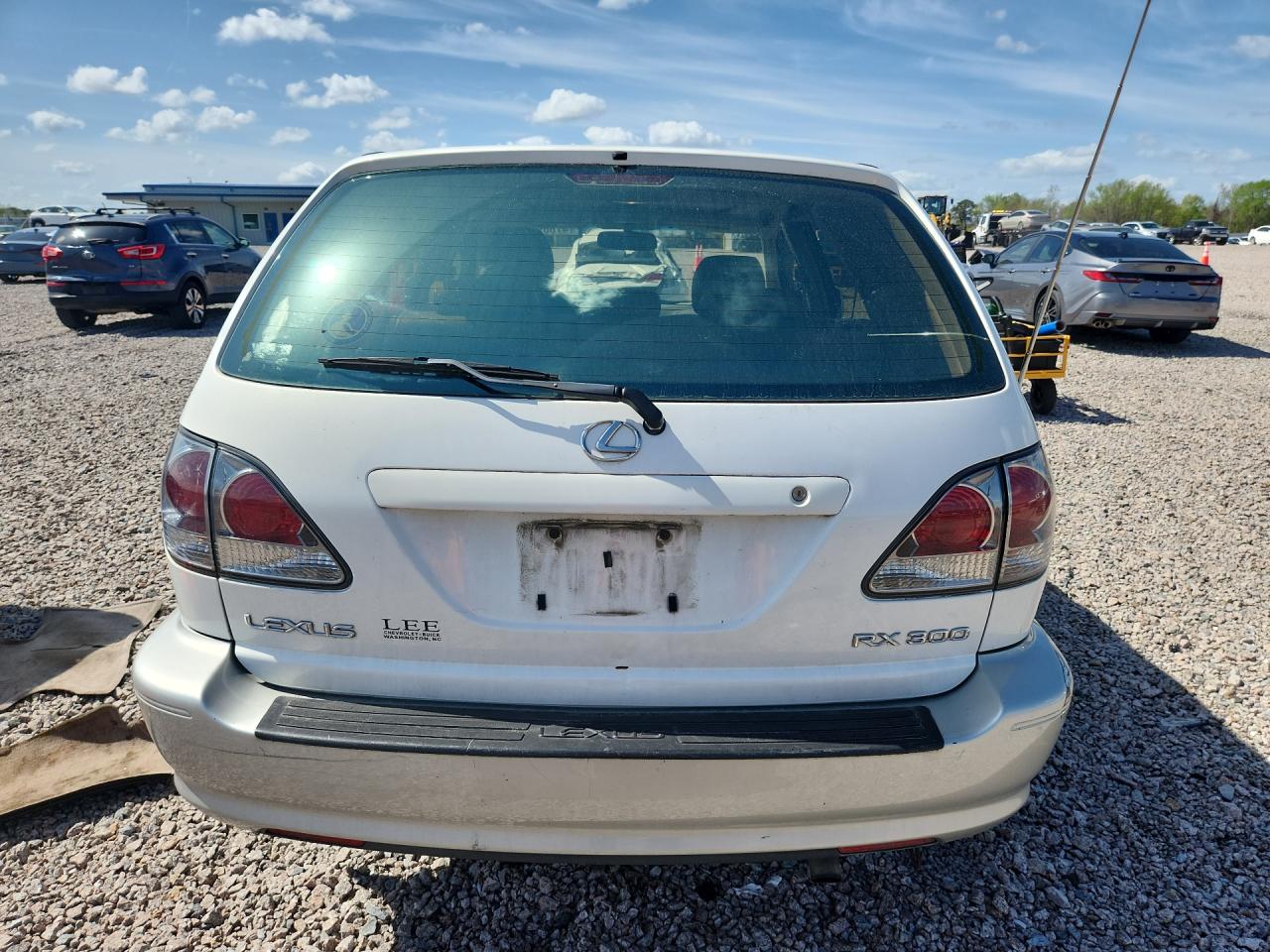 2001 Lexus Rx 300 Base White vin: JTJGF10U910109660
