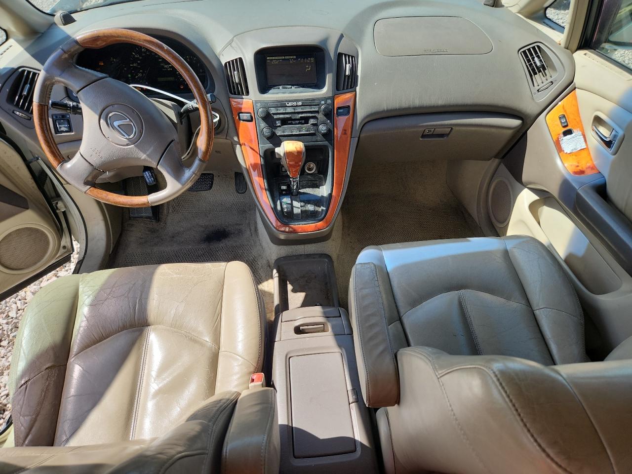 2001 Lexus Rx 300 Base White vin: JTJGF10U910109660