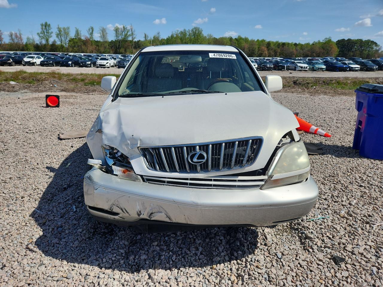 2001 Lexus Rx 300 Base White vin: JTJGF10U910109660