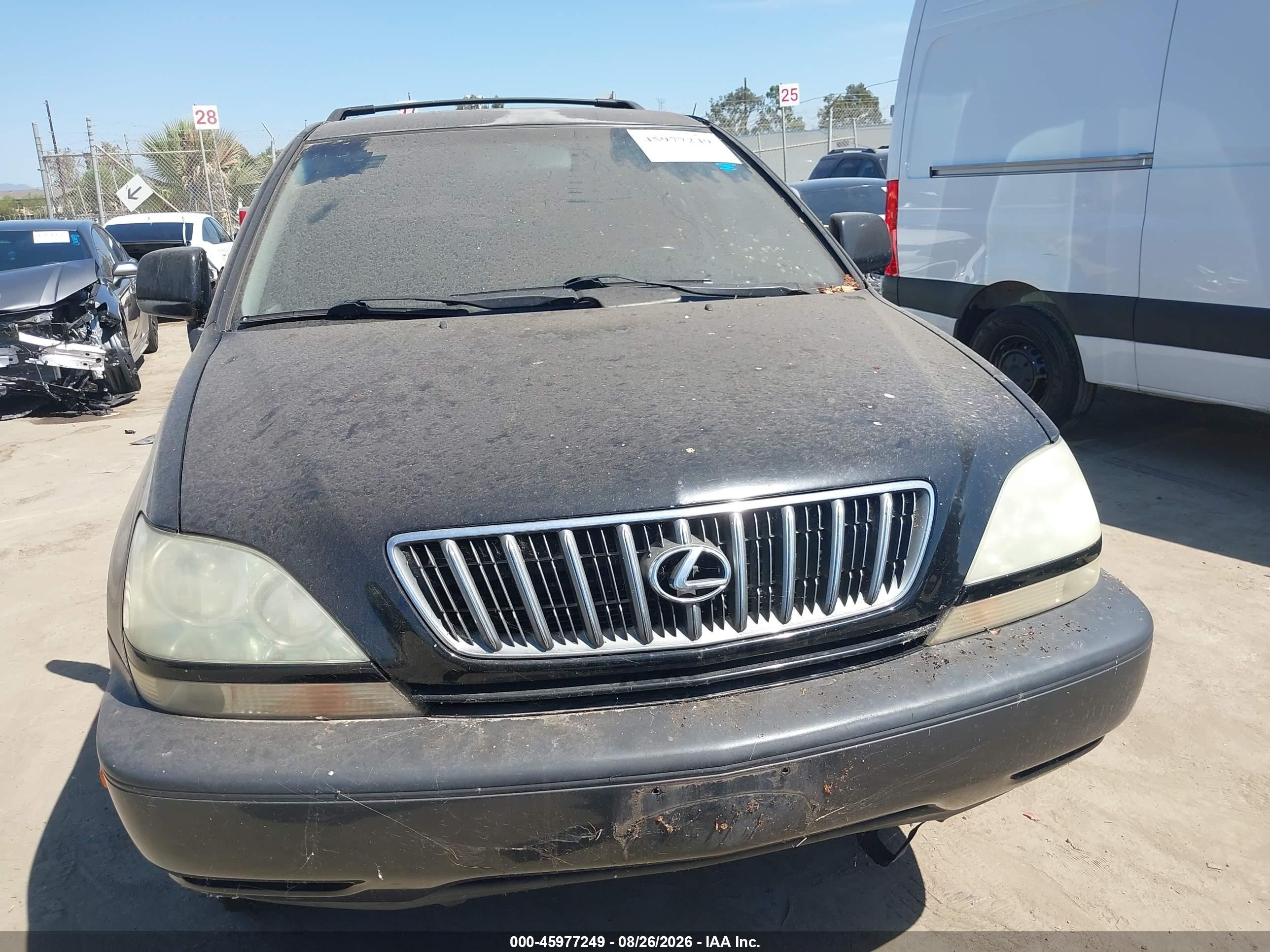 2002 Lexus Rx 300 Black vin: JTJGF10U920129201