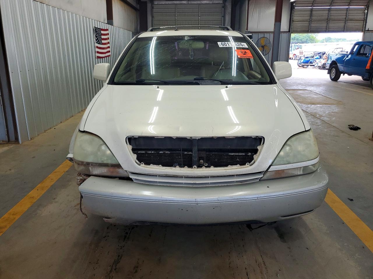 2001 Lexus Rx 300 White vin: JTJGF10UX10085692