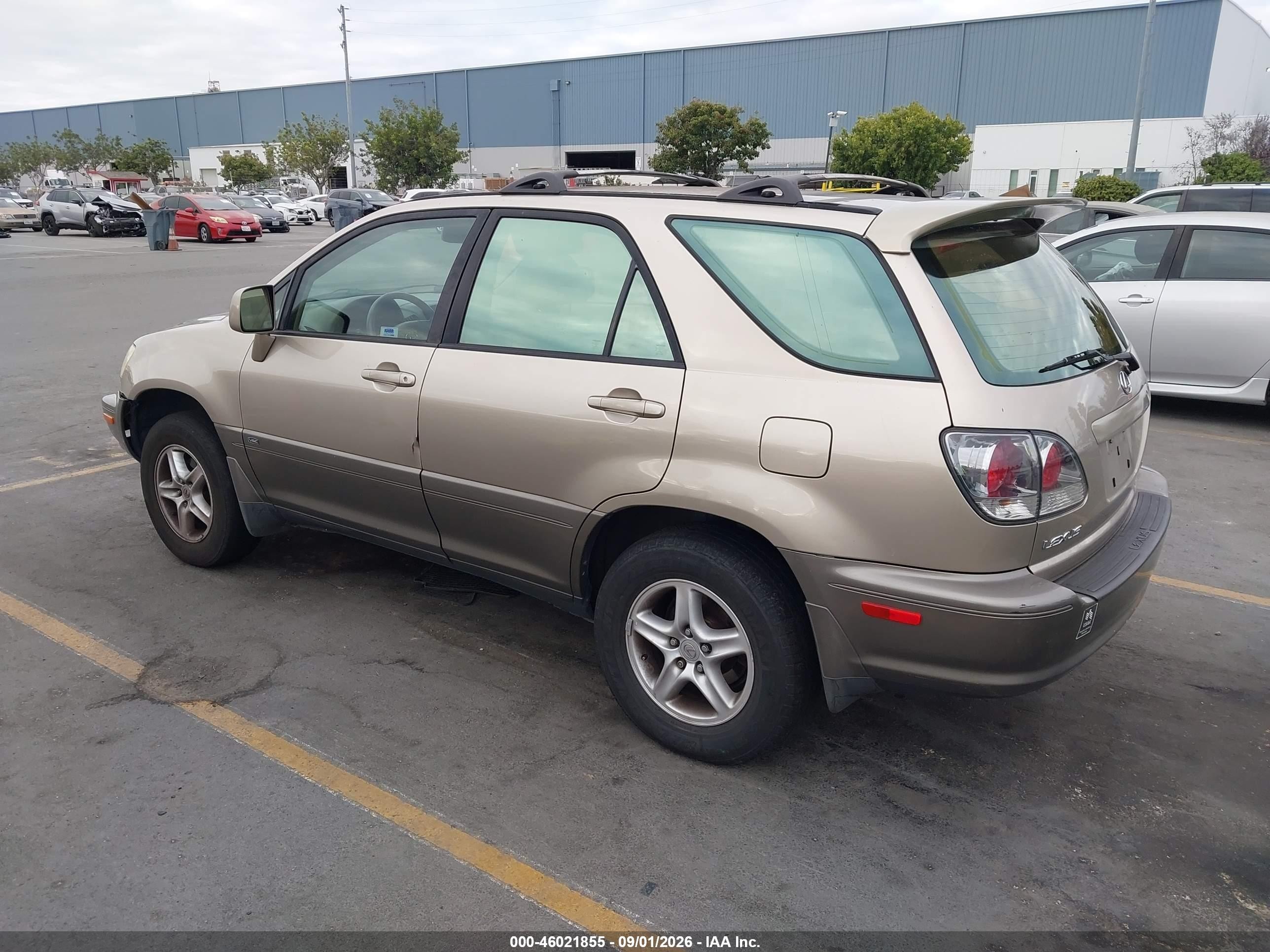 2001 Lexus Rx 300 Beige vin: JTJGF10UX10094179