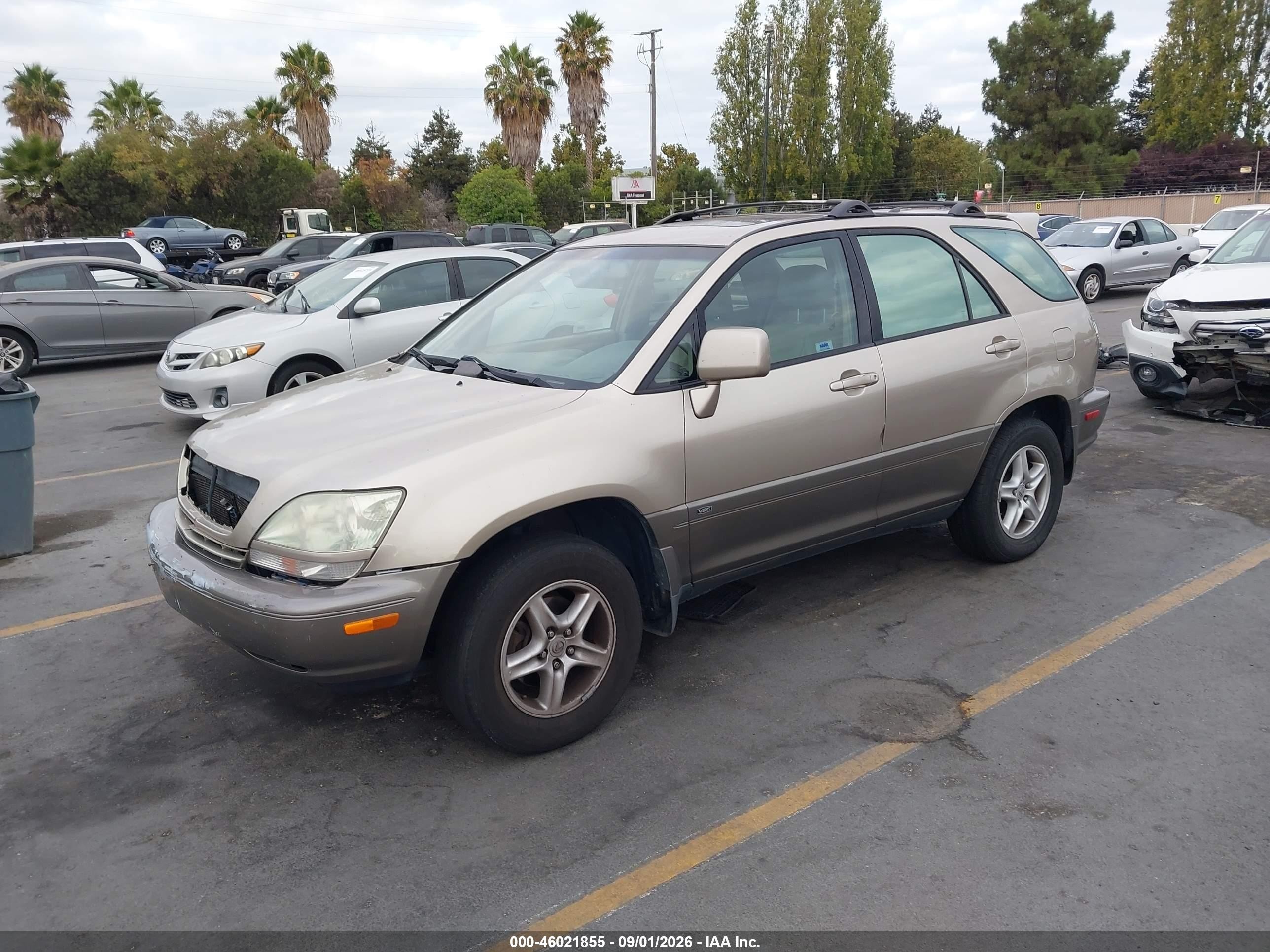 2001 Lexus Rx 300 Beige vin: JTJGF10UX10094179