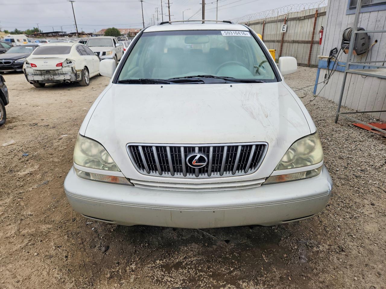 2001 Lexus Rx 300 White vin: JTJGF10UX10094912