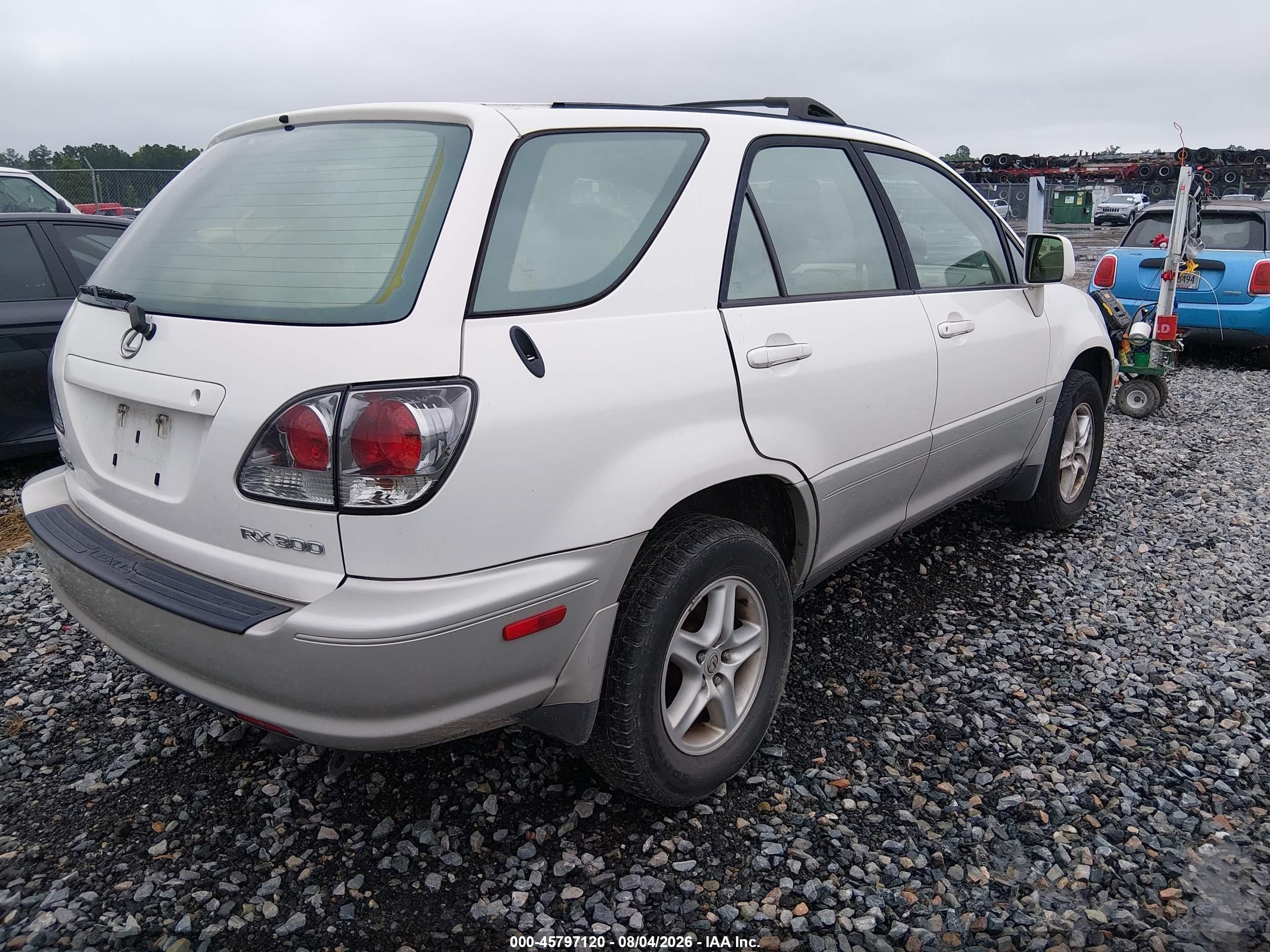 2001 Lexus Rx 300   Белый vin: JTJGF10UX10100949
