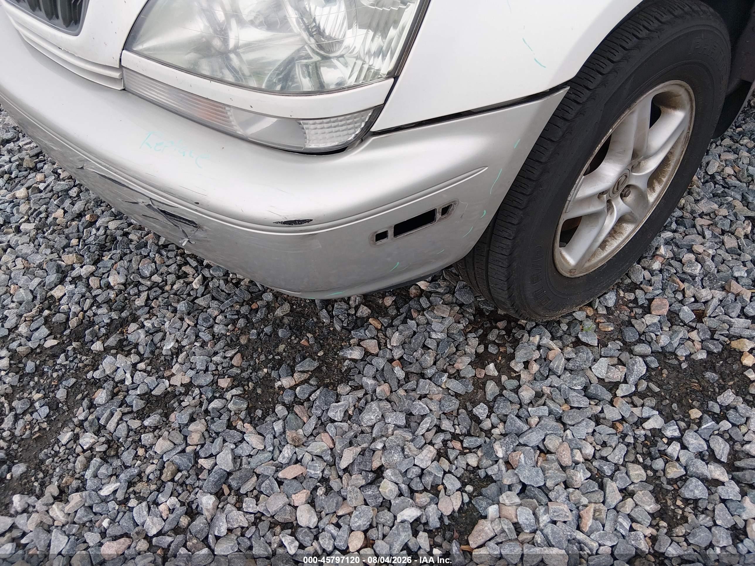 2001 Lexus Rx 300   Белый vin: JTJGF10UX10100949