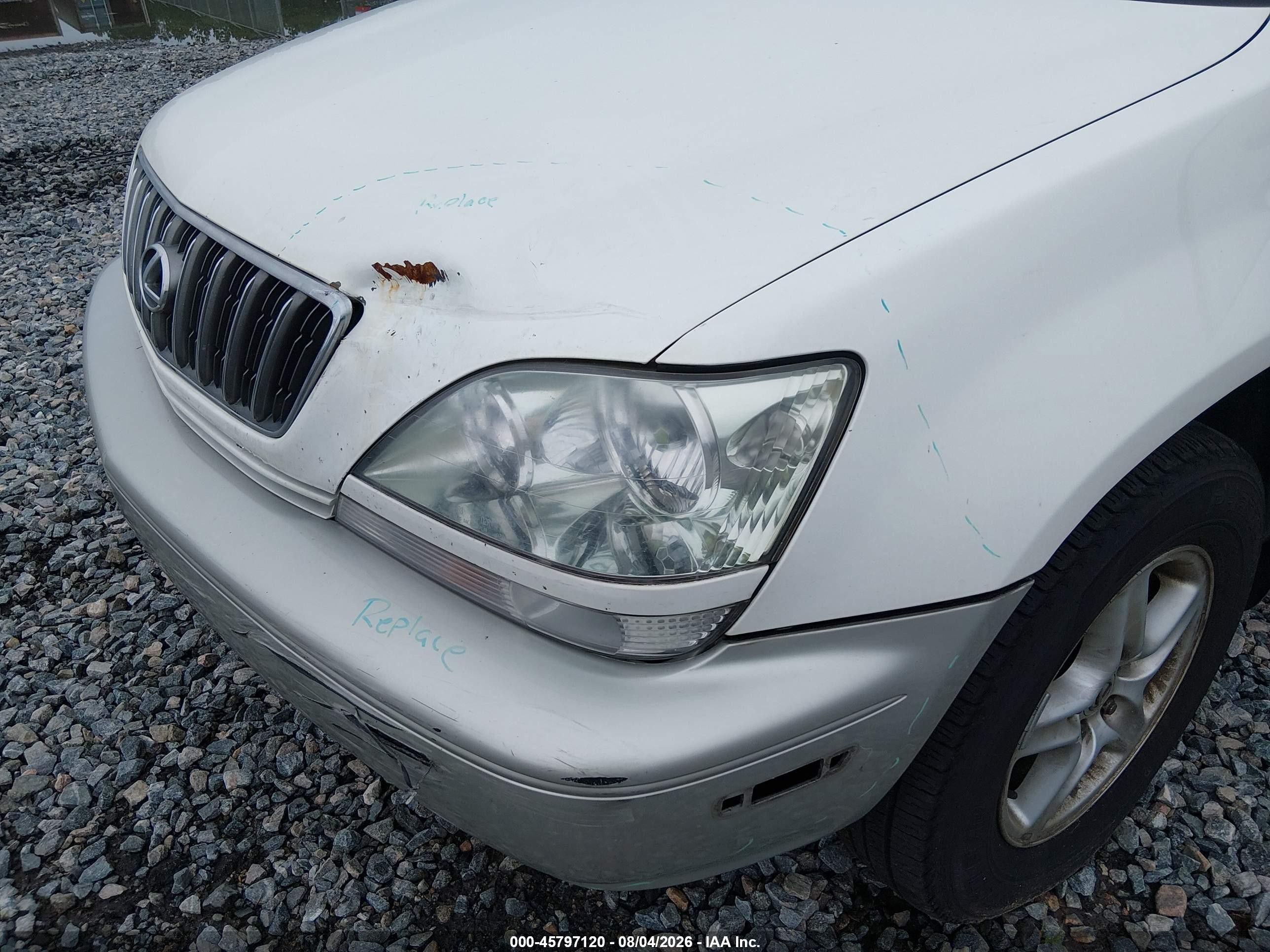 2001 Lexus Rx 300   Белый vin: JTJGF10UX10100949